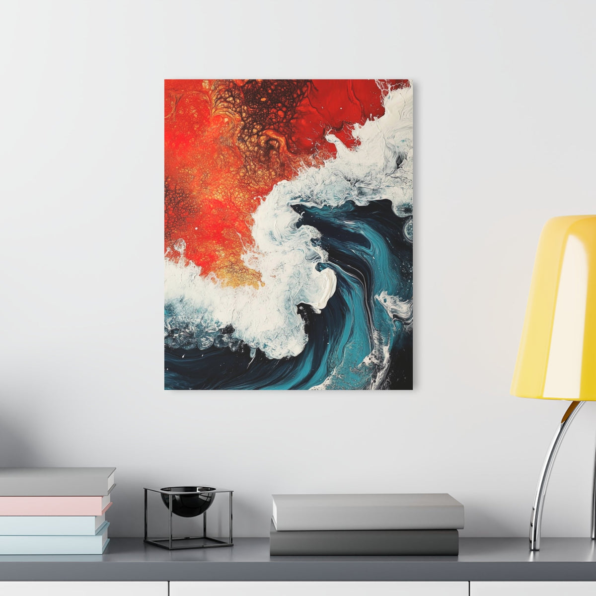 Ember Tide Acrylic Print - JG Visual Arts