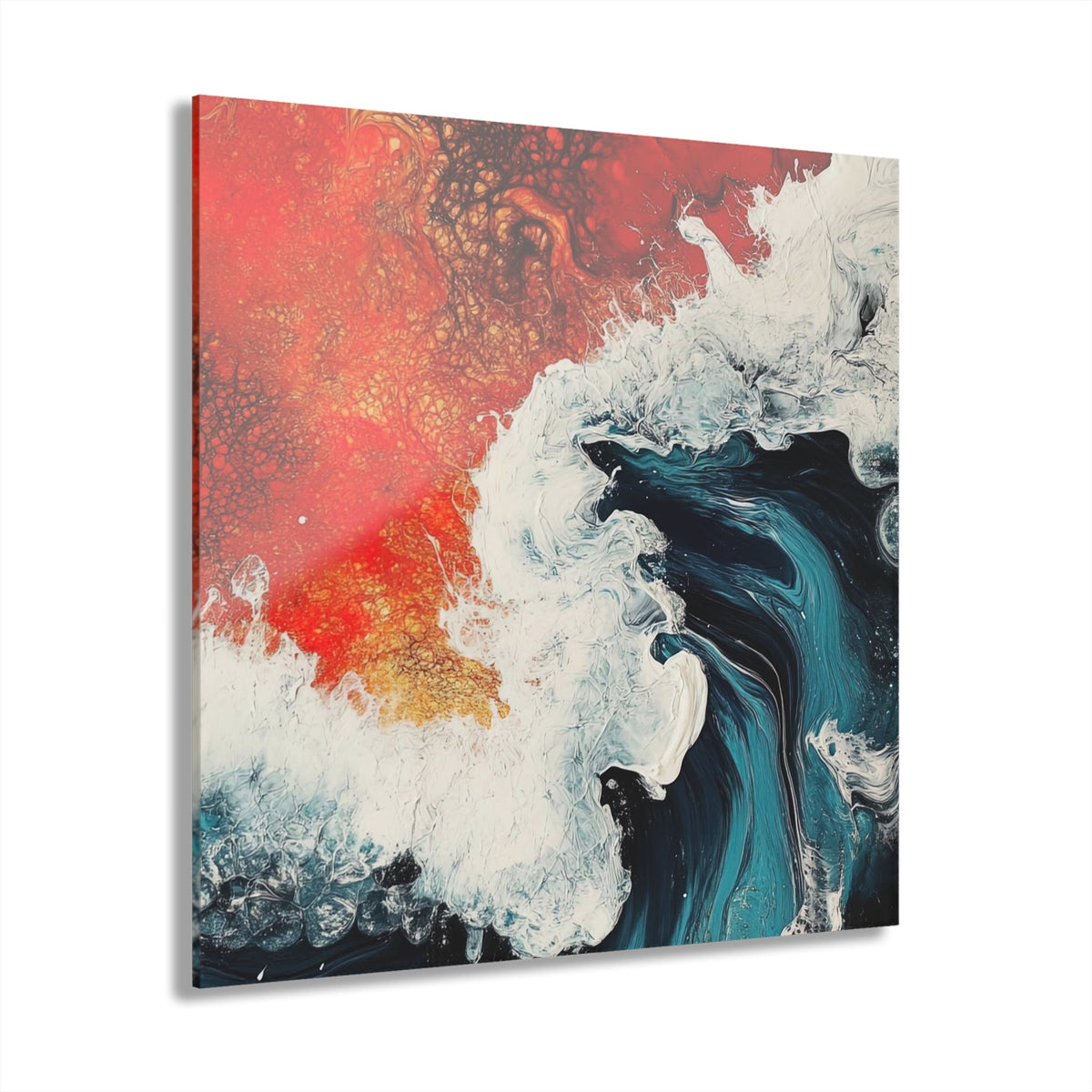 Ember Tide Acrylic Print - JG Visual Arts