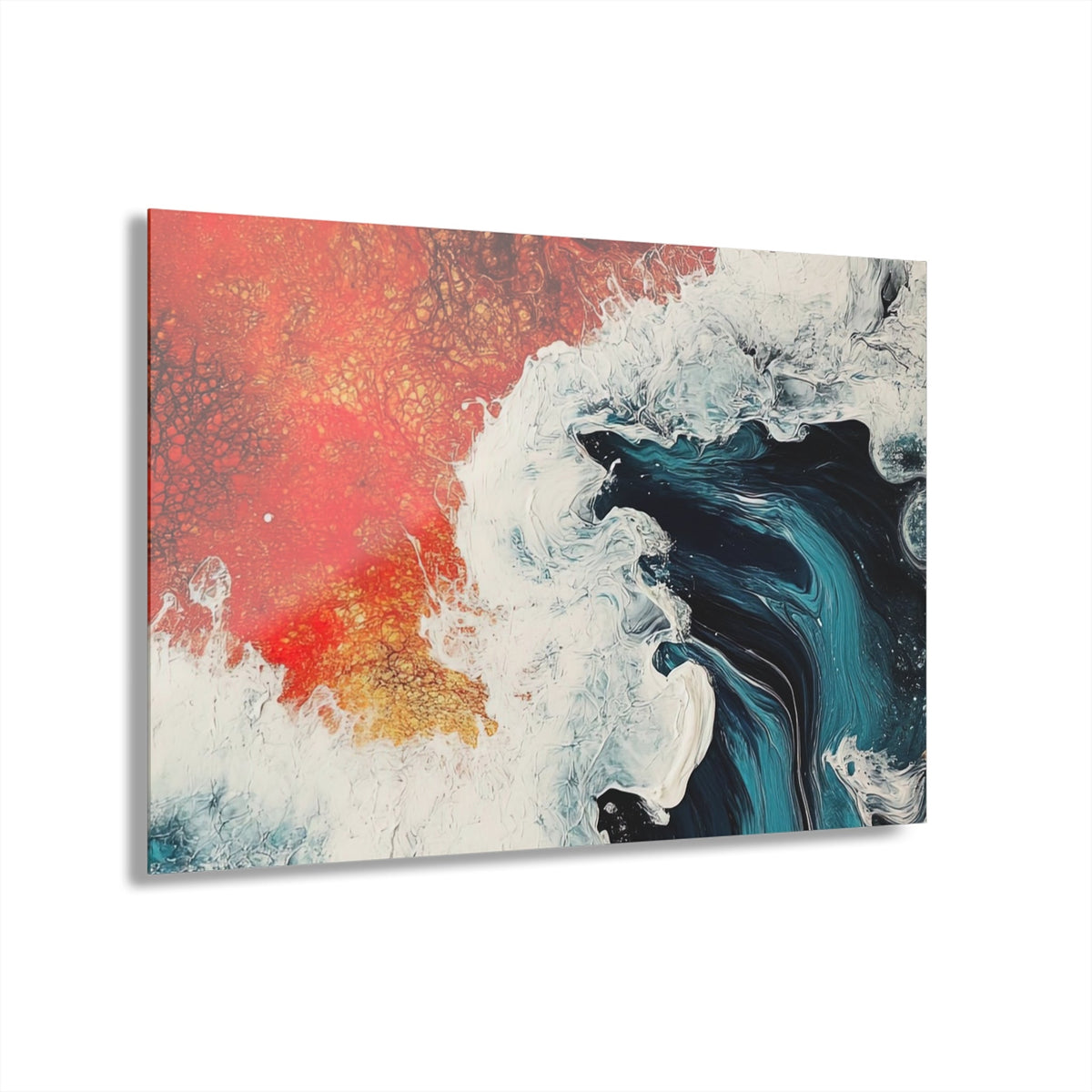 Ember Tide Acrylic Print - JG Visual Arts