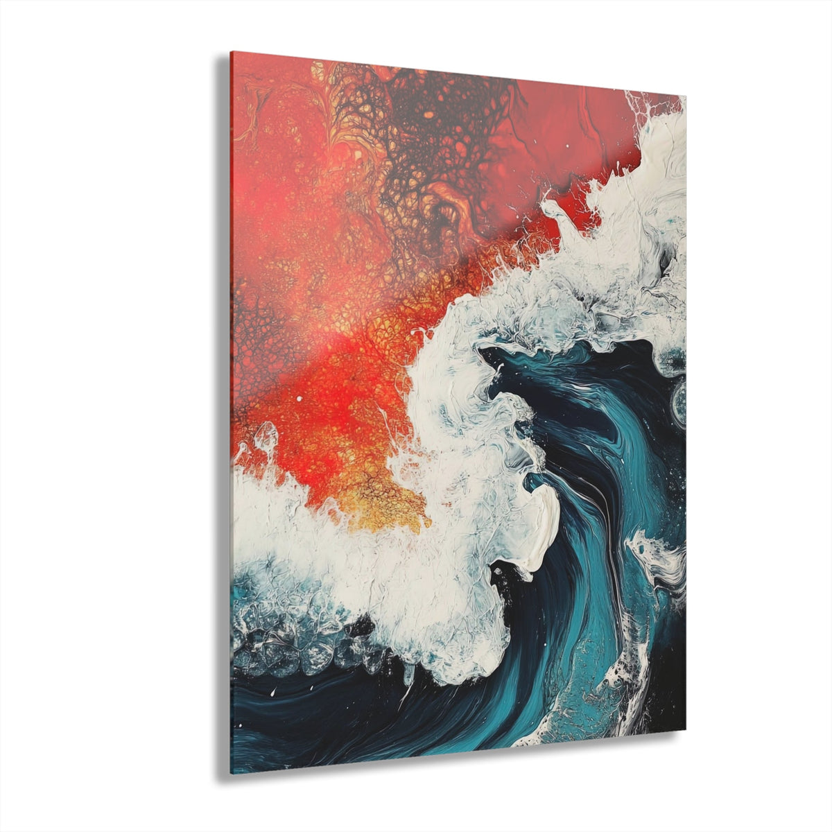 Ember Tide Acrylic Print - JG Visual Arts