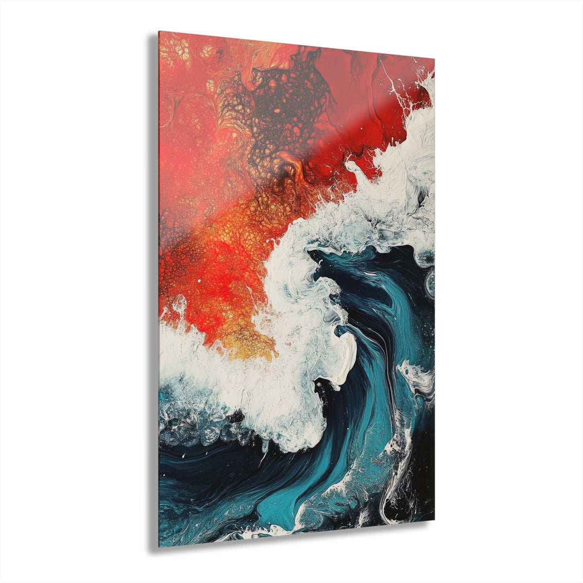 Ember Tide Acrylic Print - JG Visual Arts