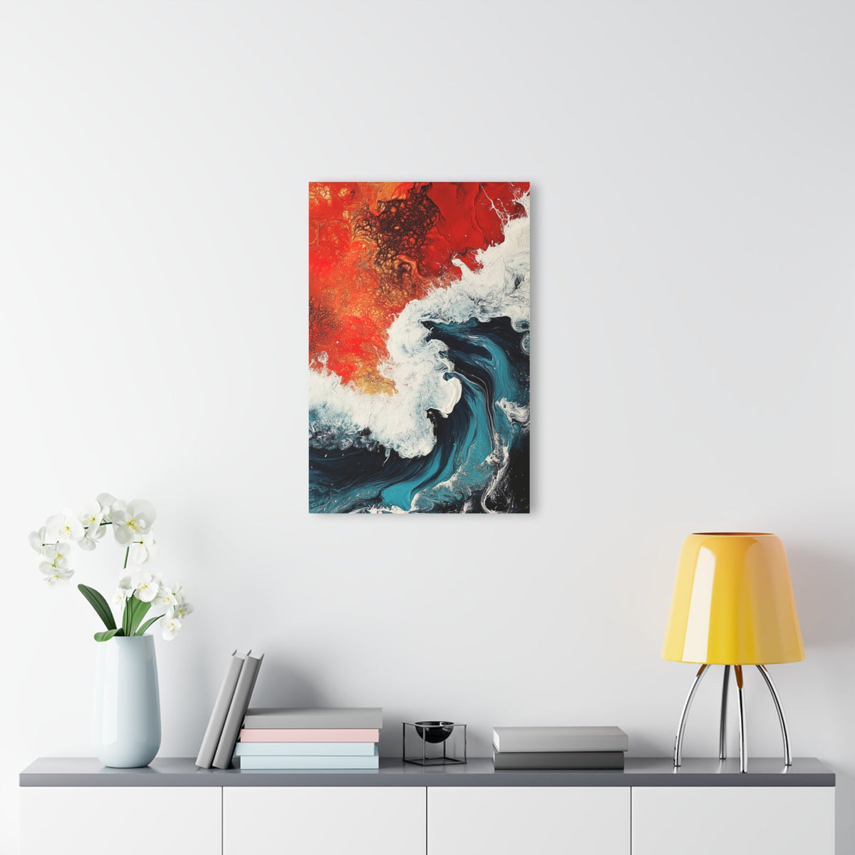 Ember Tide Acrylic Print - JG Visual Arts
