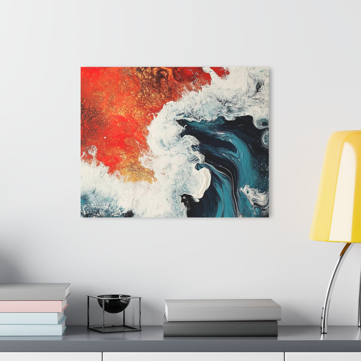 Ember Tide Acrylic Print - JG Visual Arts