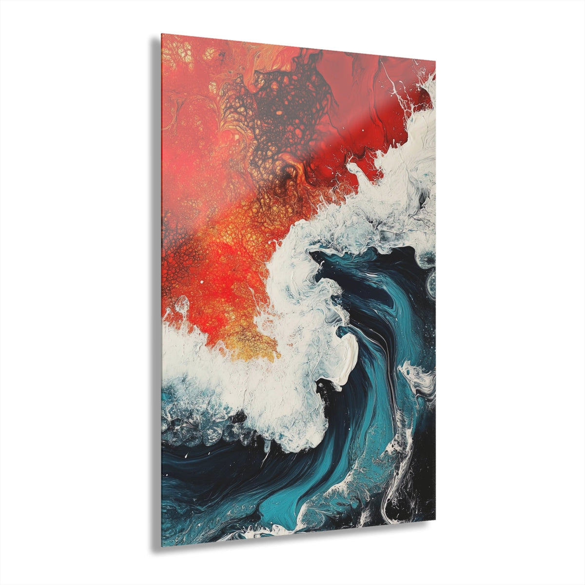 Ember Tide Acrylic Print - JG Visual Arts