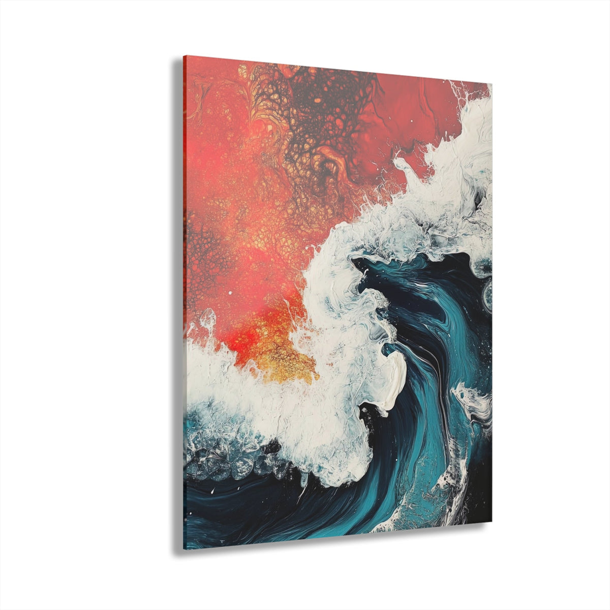 Ember Tide Acrylic Print - JG Visual Arts