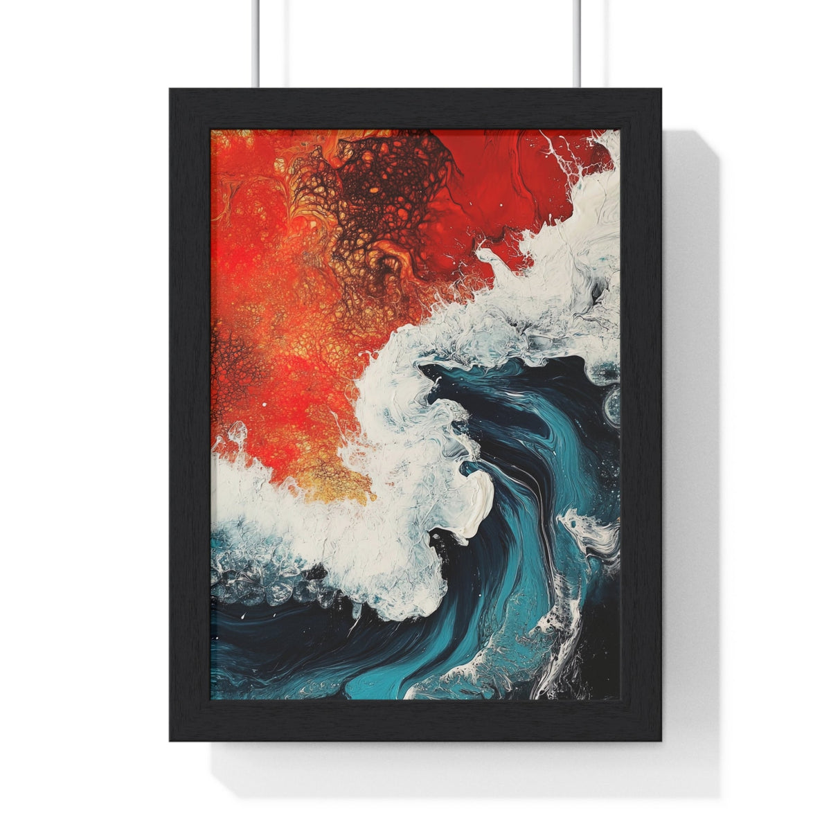 Ember Tide Framed Print - JG Visual Arts