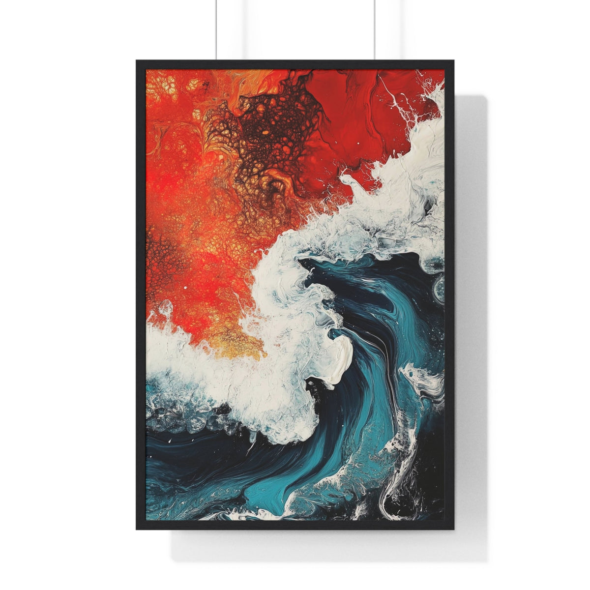 Ember Tide Framed Print - JG Visual Arts