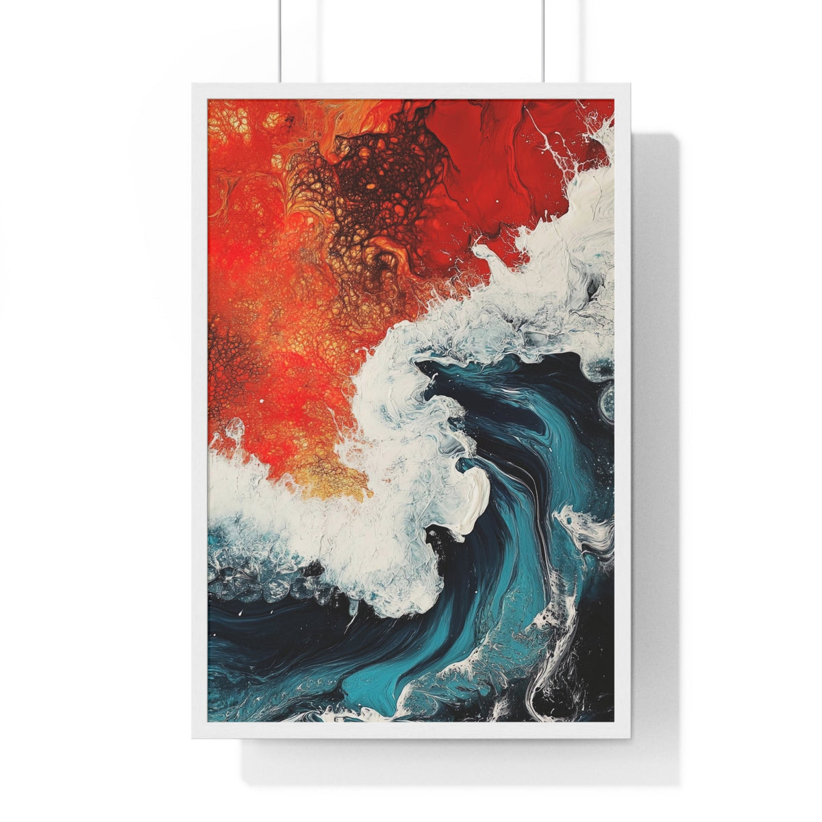 Ember Tide Framed Print - JG Visual Arts