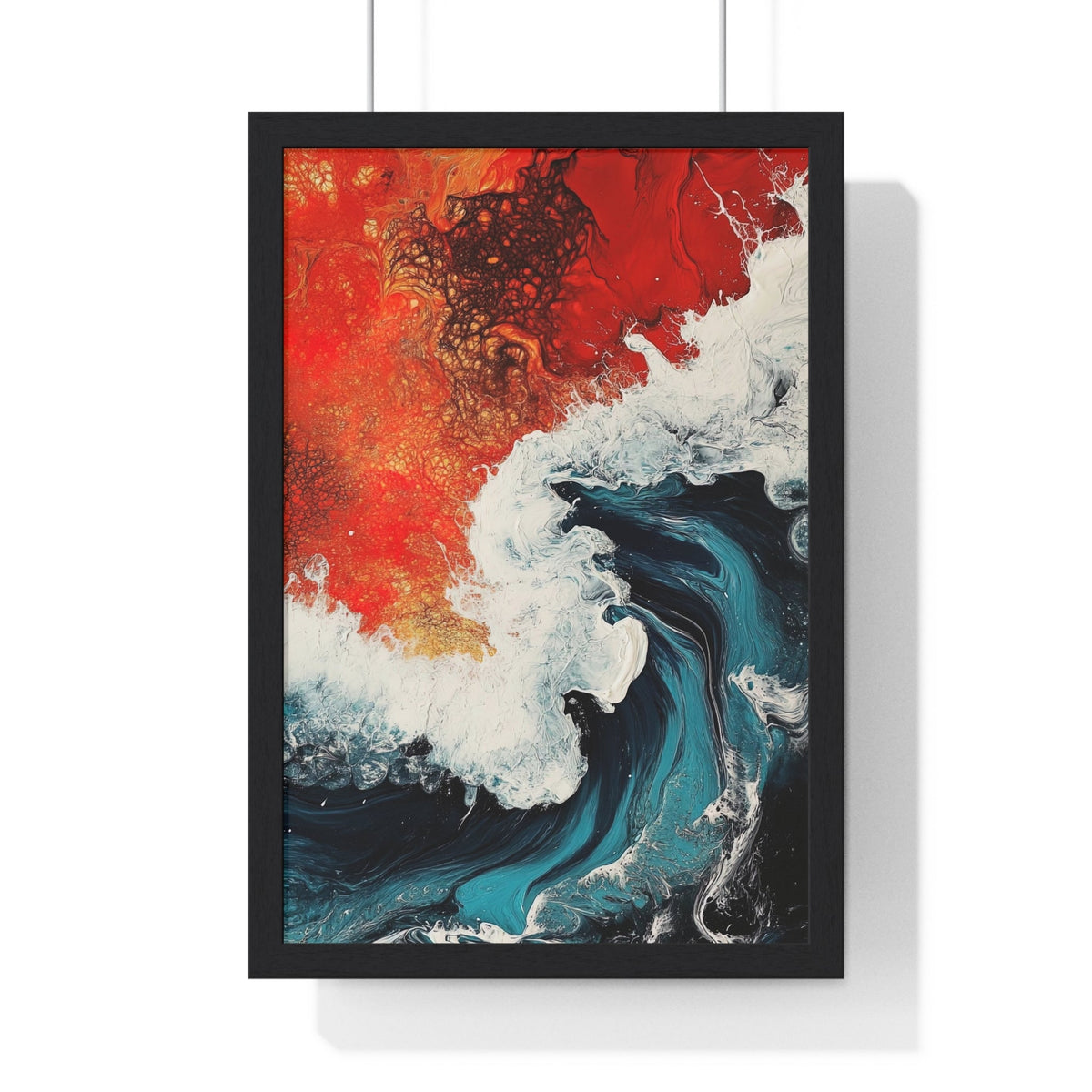 Ember Tide Framed Print - JG Visual Arts