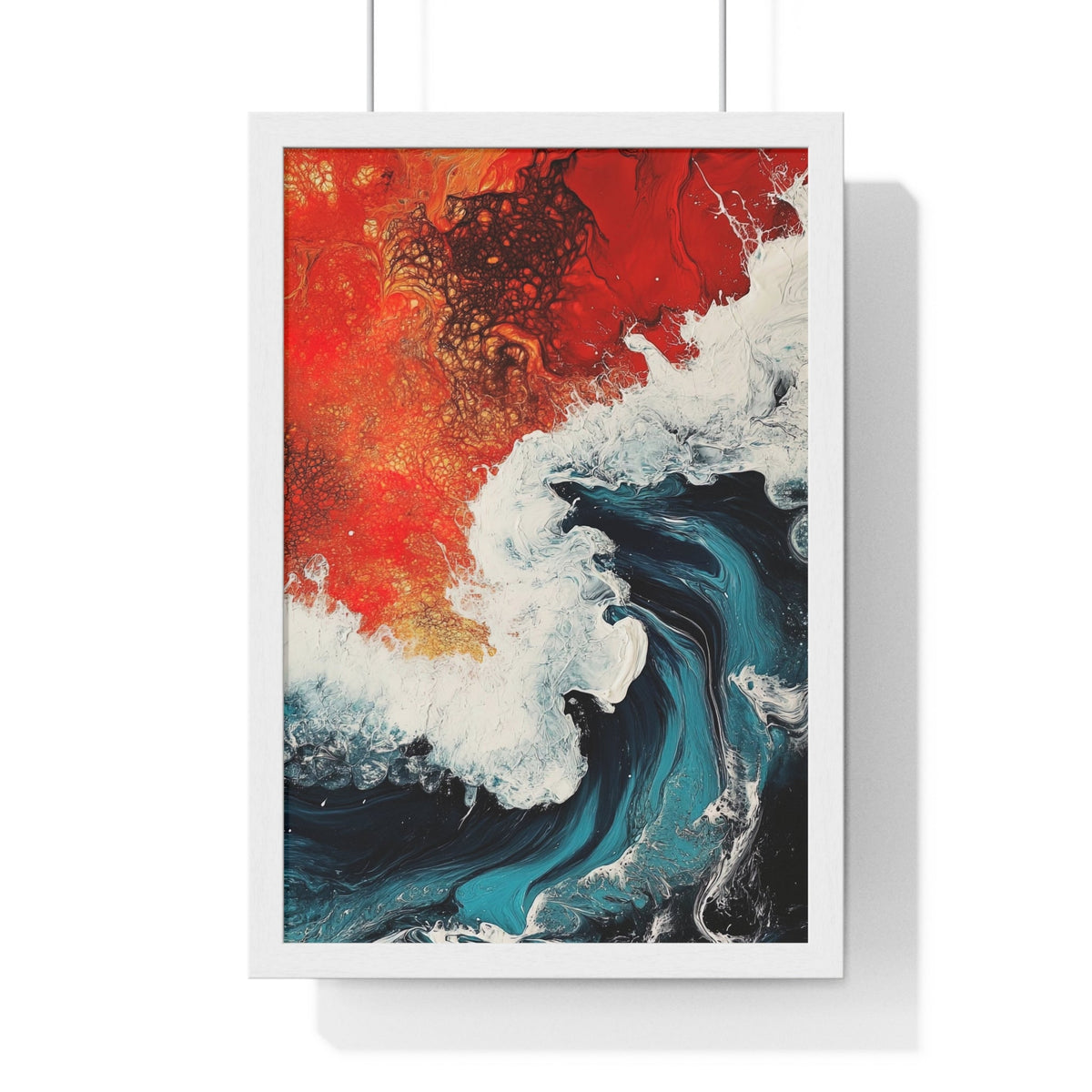 Ember Tide Framed Print - JG Visual Arts