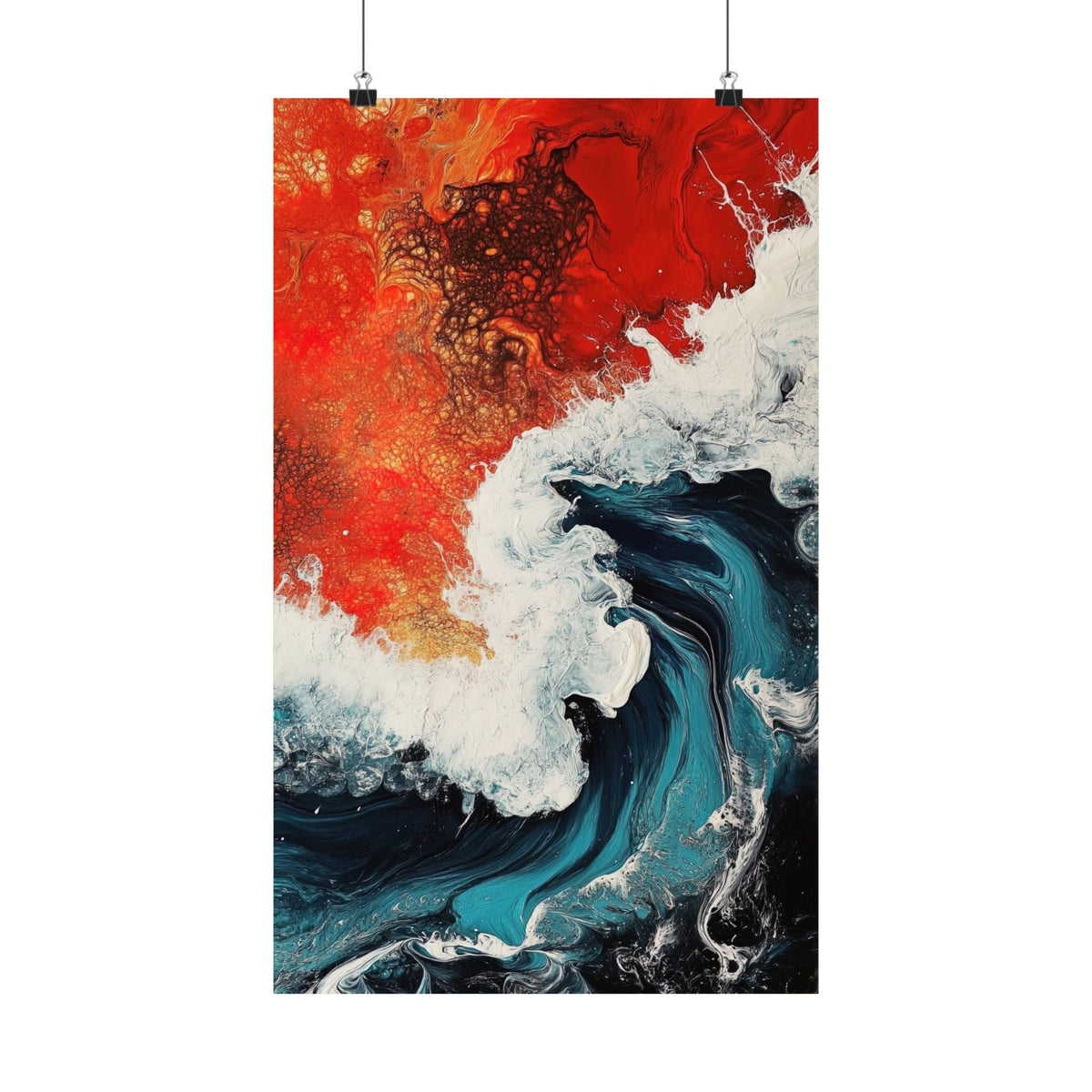Ember Tide Poster - JG Visual Arts