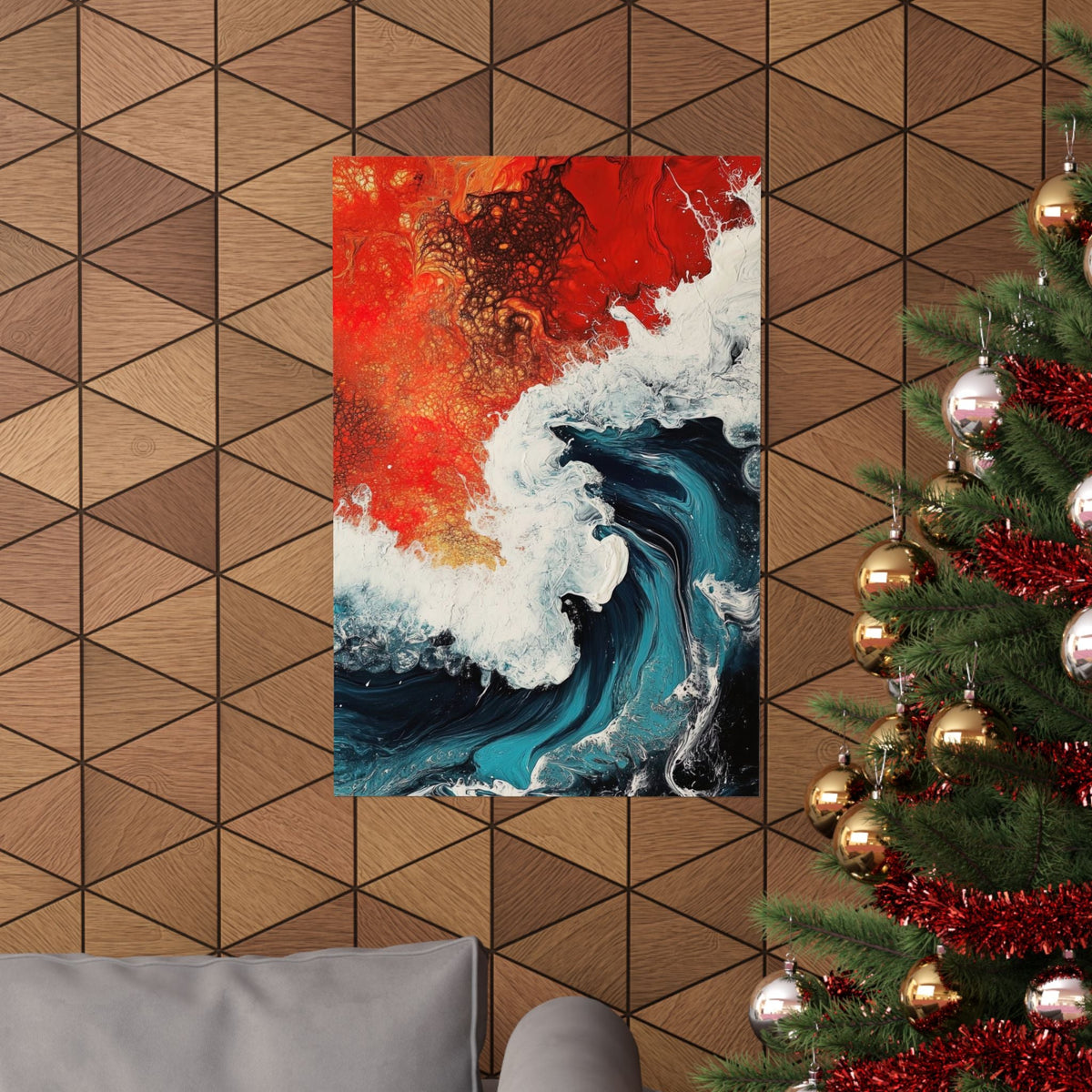 Ember Tide Poster - JG Visual Arts