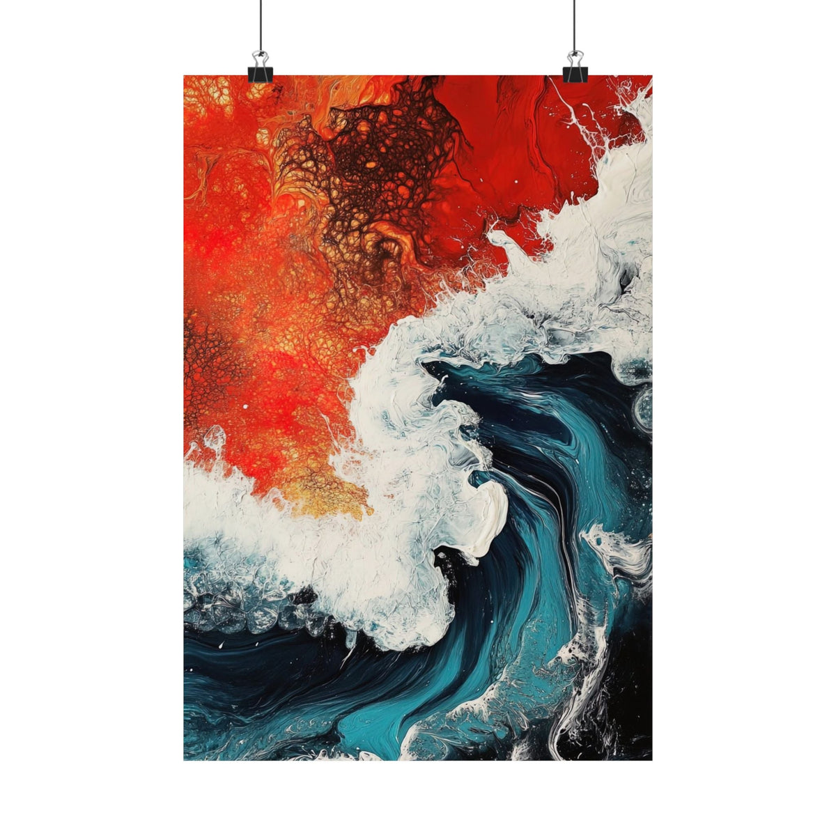 Ember Tide Poster - JG Visual Arts