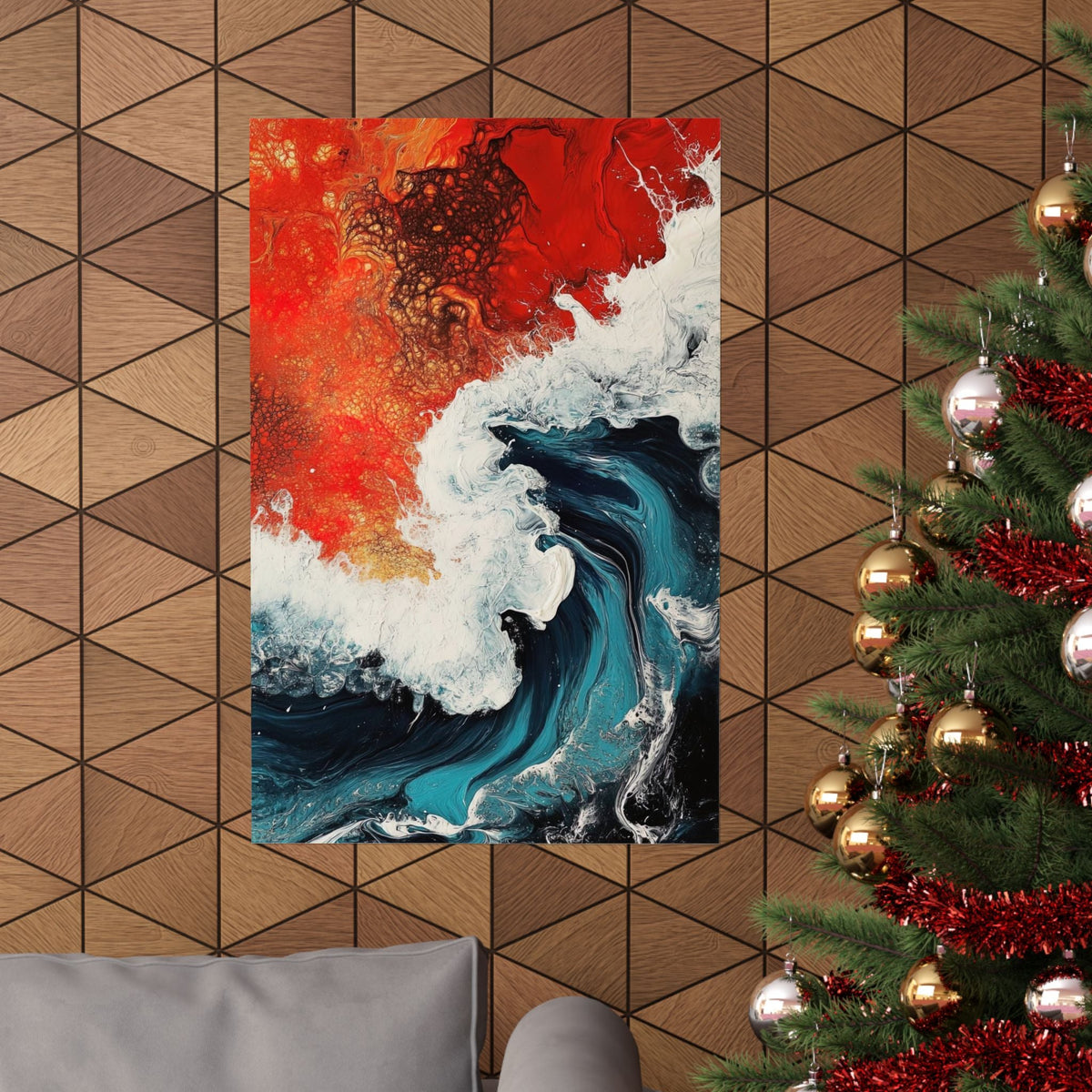 Ember Tide Poster - JG Visual Arts