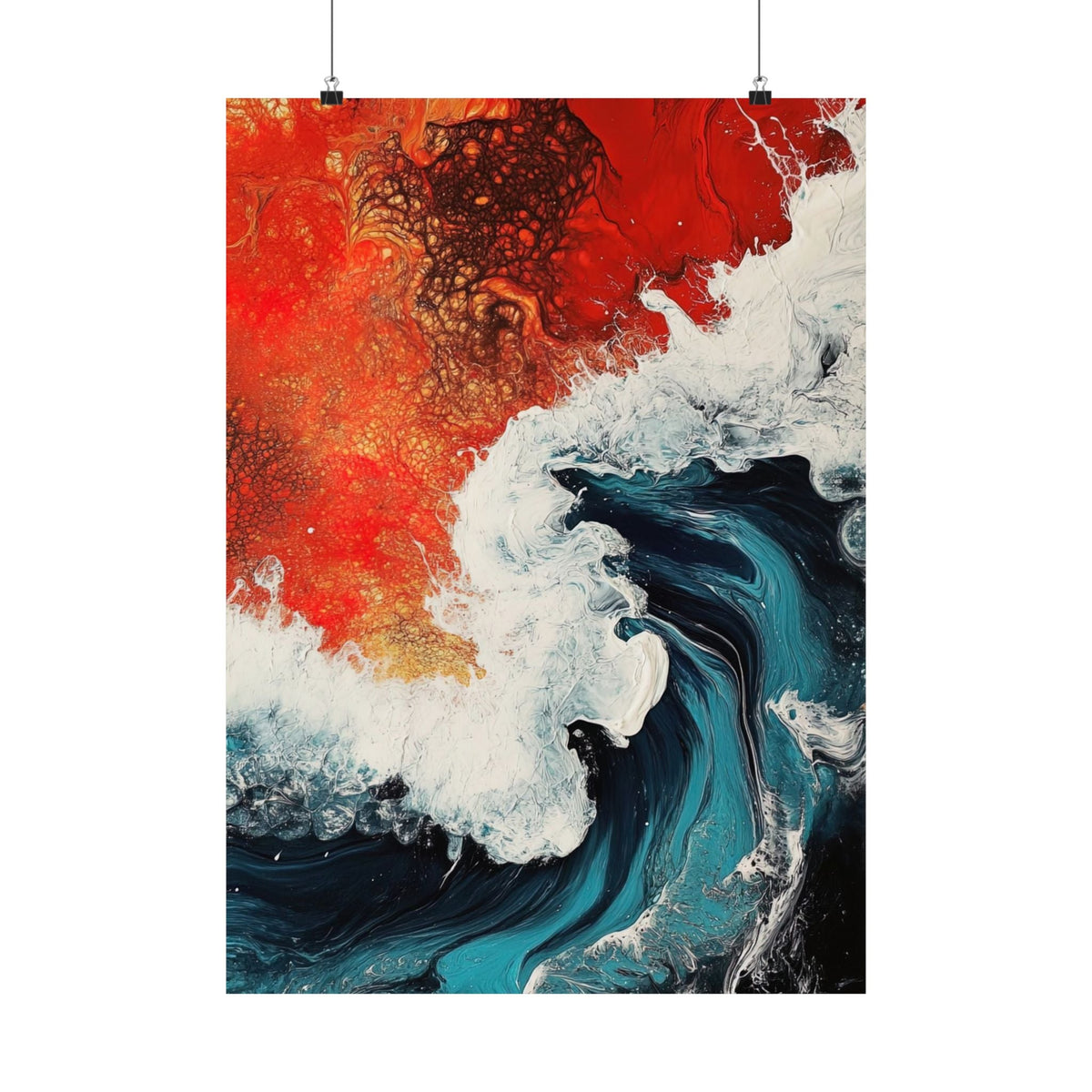 Ember Tide Poster - JG Visual Arts