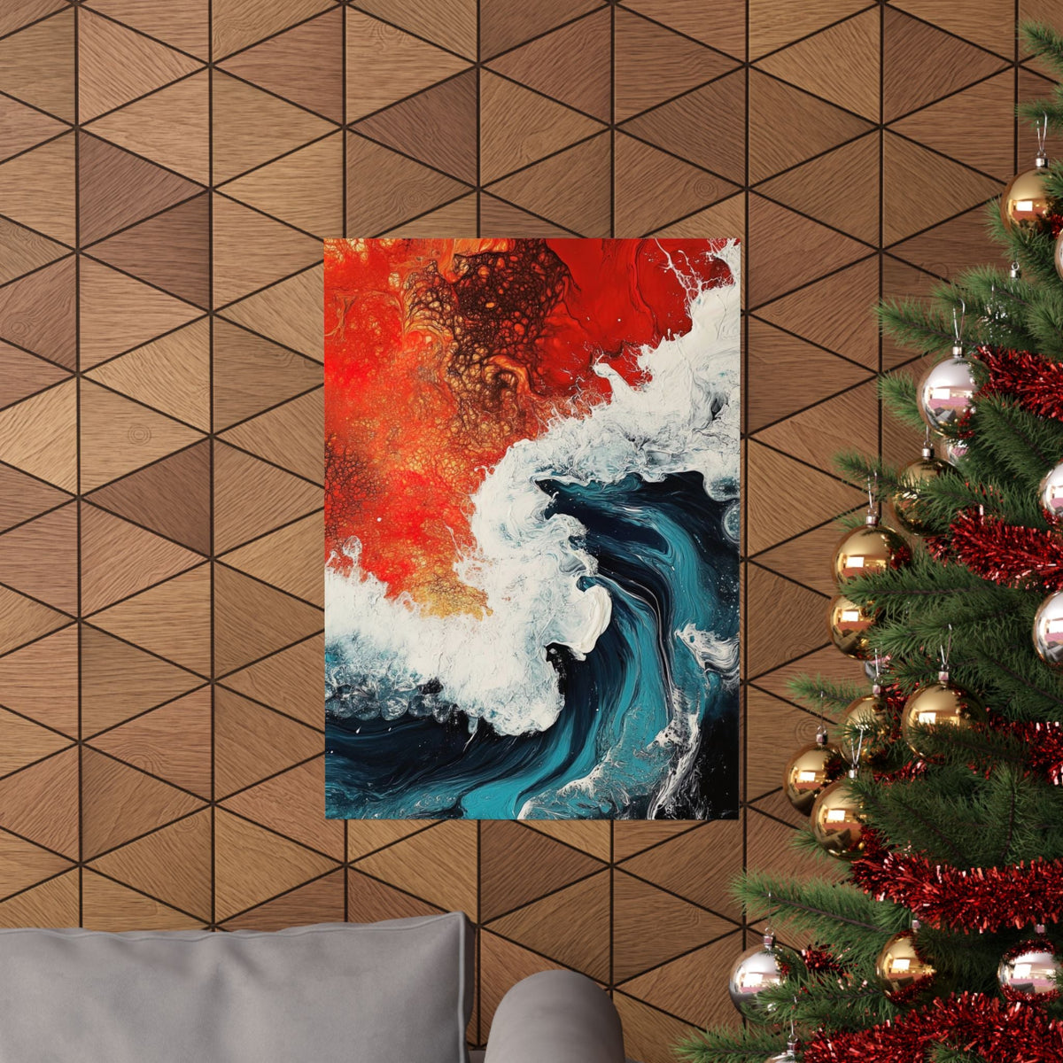 Ember Tide Poster - JG Visual Arts