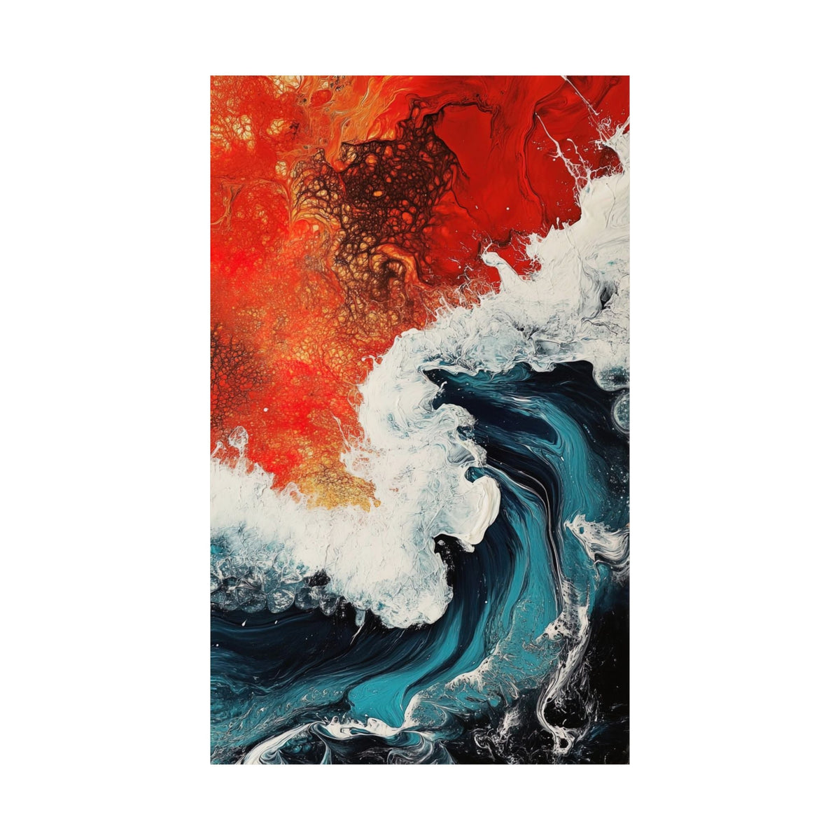 Ember Tide Poster - JG Visual Arts