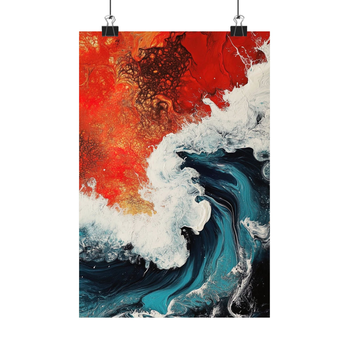 Ember Tide Poster - JG Visual Arts