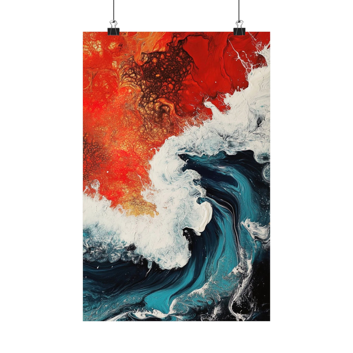 Ember Tide Poster - JG Visual Arts