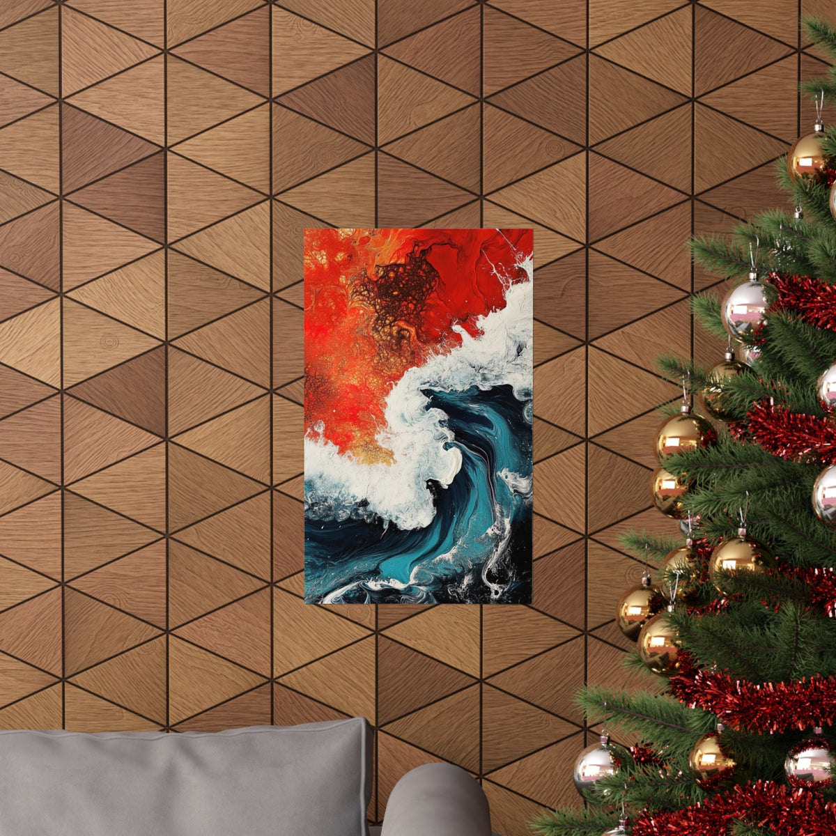 Ember Tide Poster - JG Visual Arts