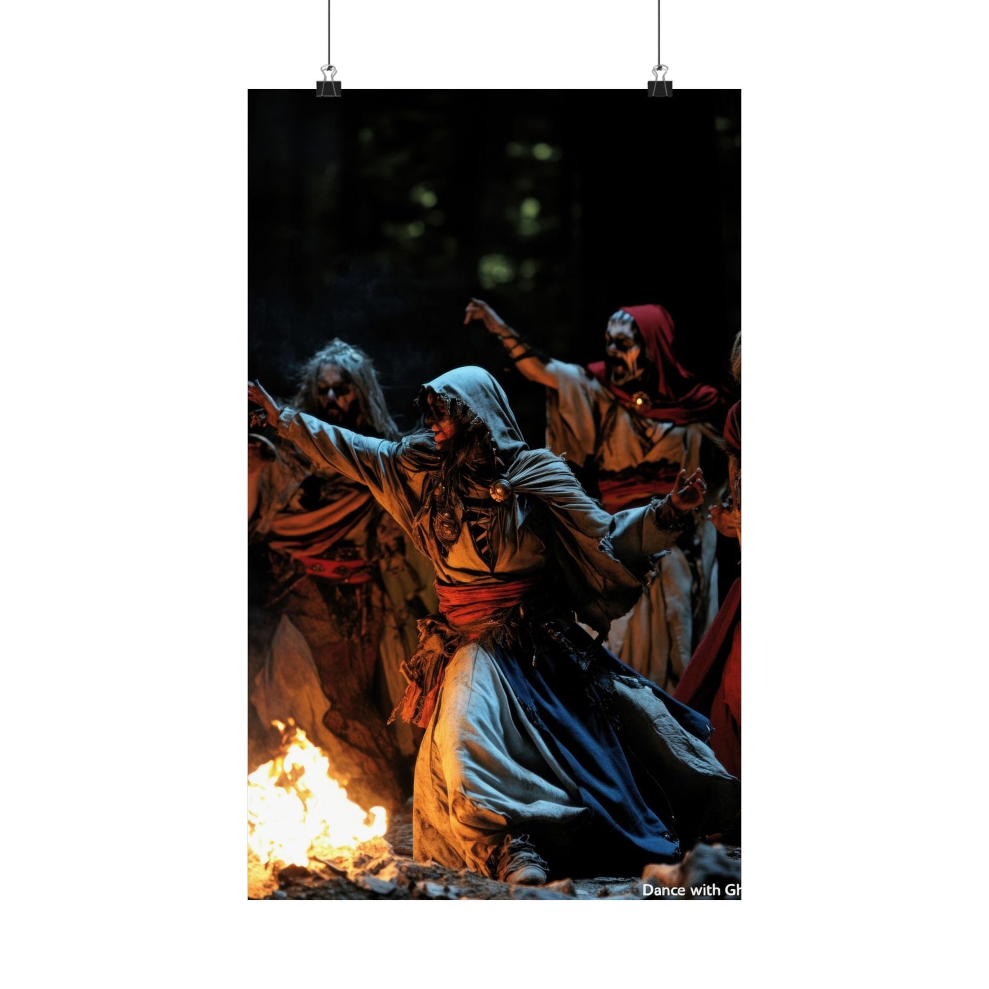 Emberdance — Ritual Fire Poster - JG Visual Arts
