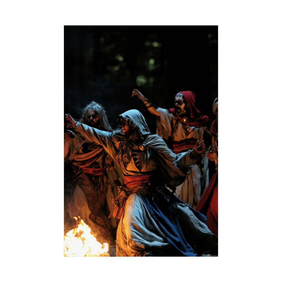 Emberdance — Ritual Fire Poster - JG Visual Arts