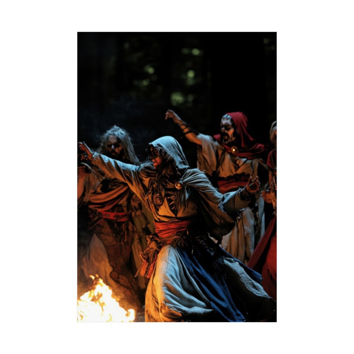 Emberdance — Ritual Fire Poster - JG Visual Arts