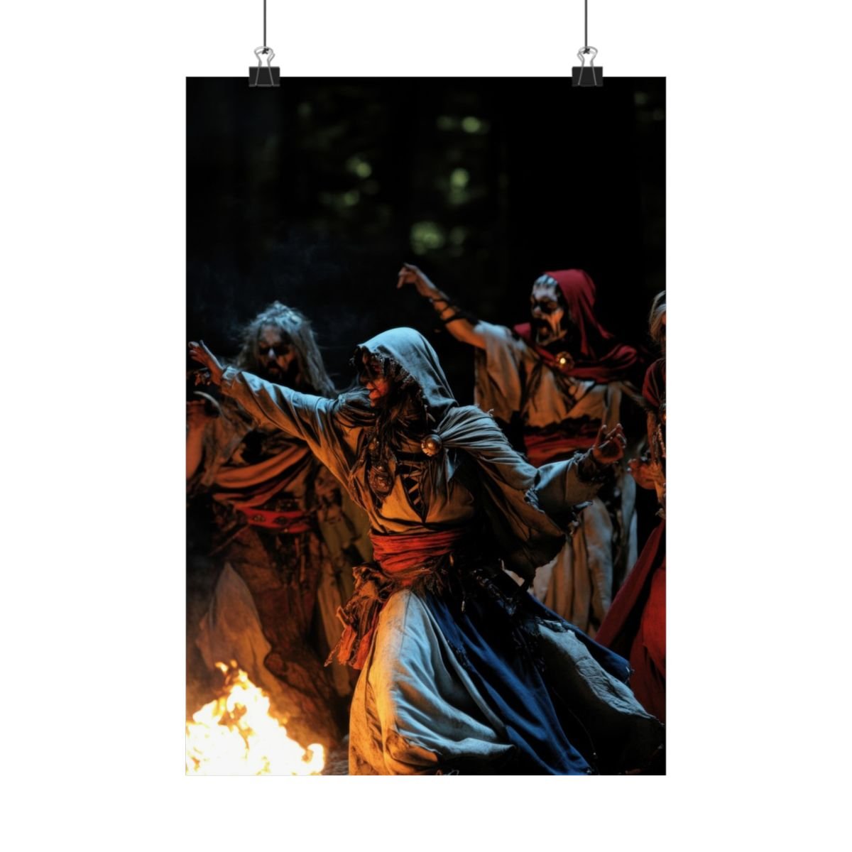Emberdance — Ritual Fire Poster - JG Visual Arts