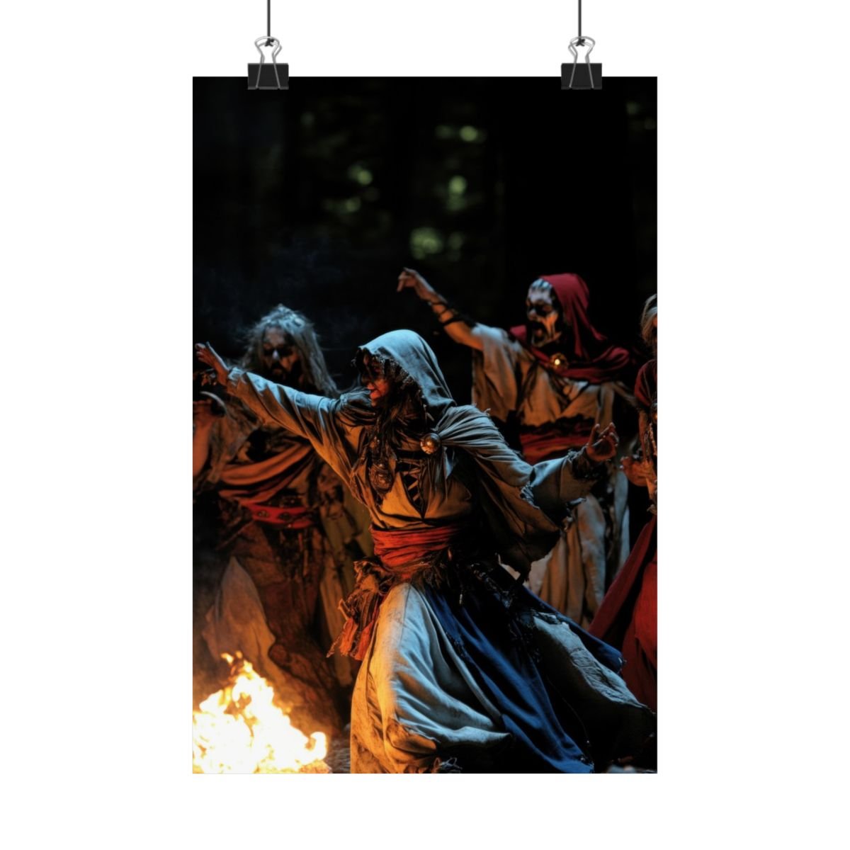 Emberdance — Ritual Fire Poster - JG Visual Arts
