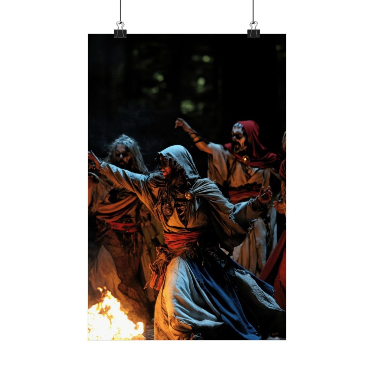 Emberdance — Ritual Fire Poster - JG Visual Arts