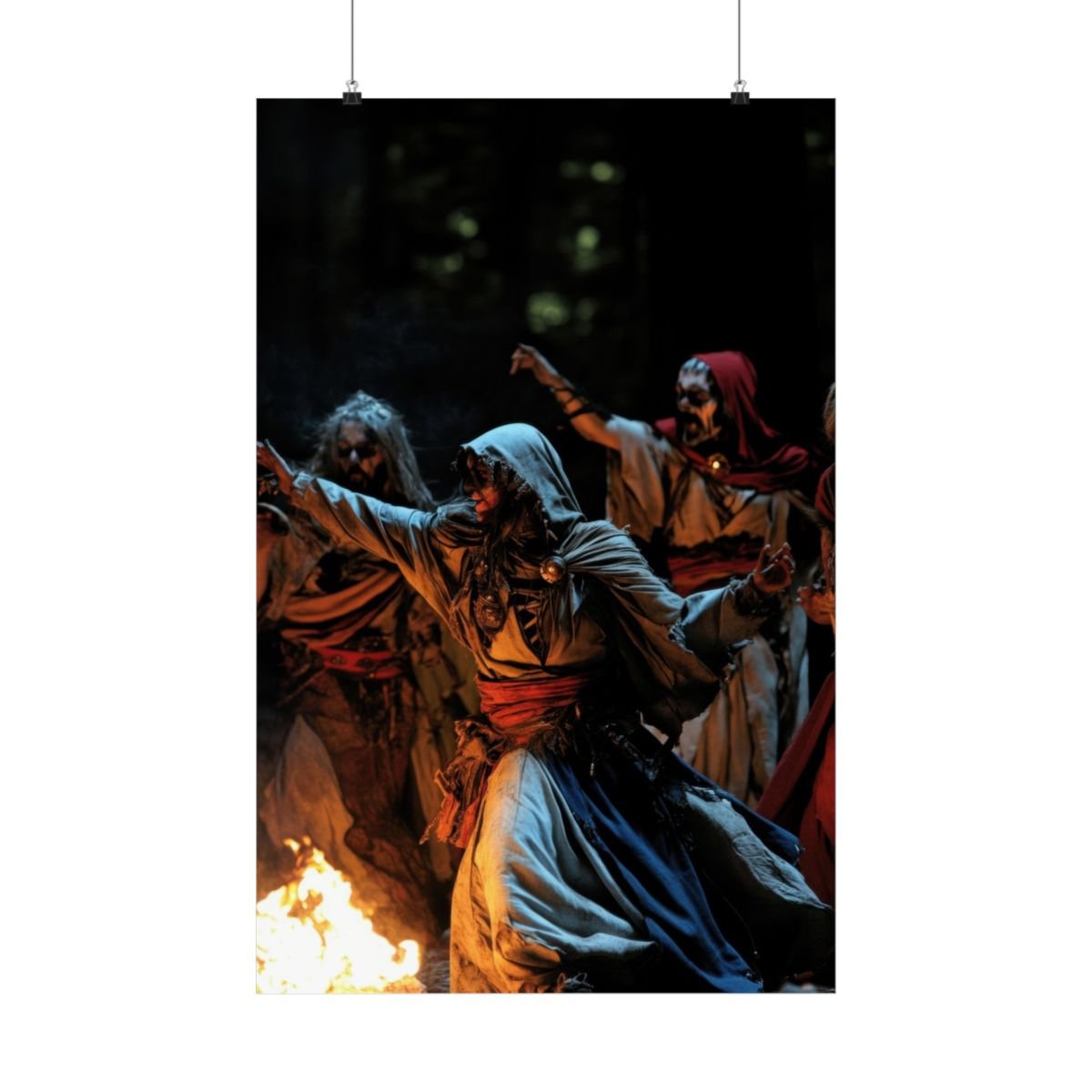 Emberdance — Ritual Fire Poster - JG Visual Arts