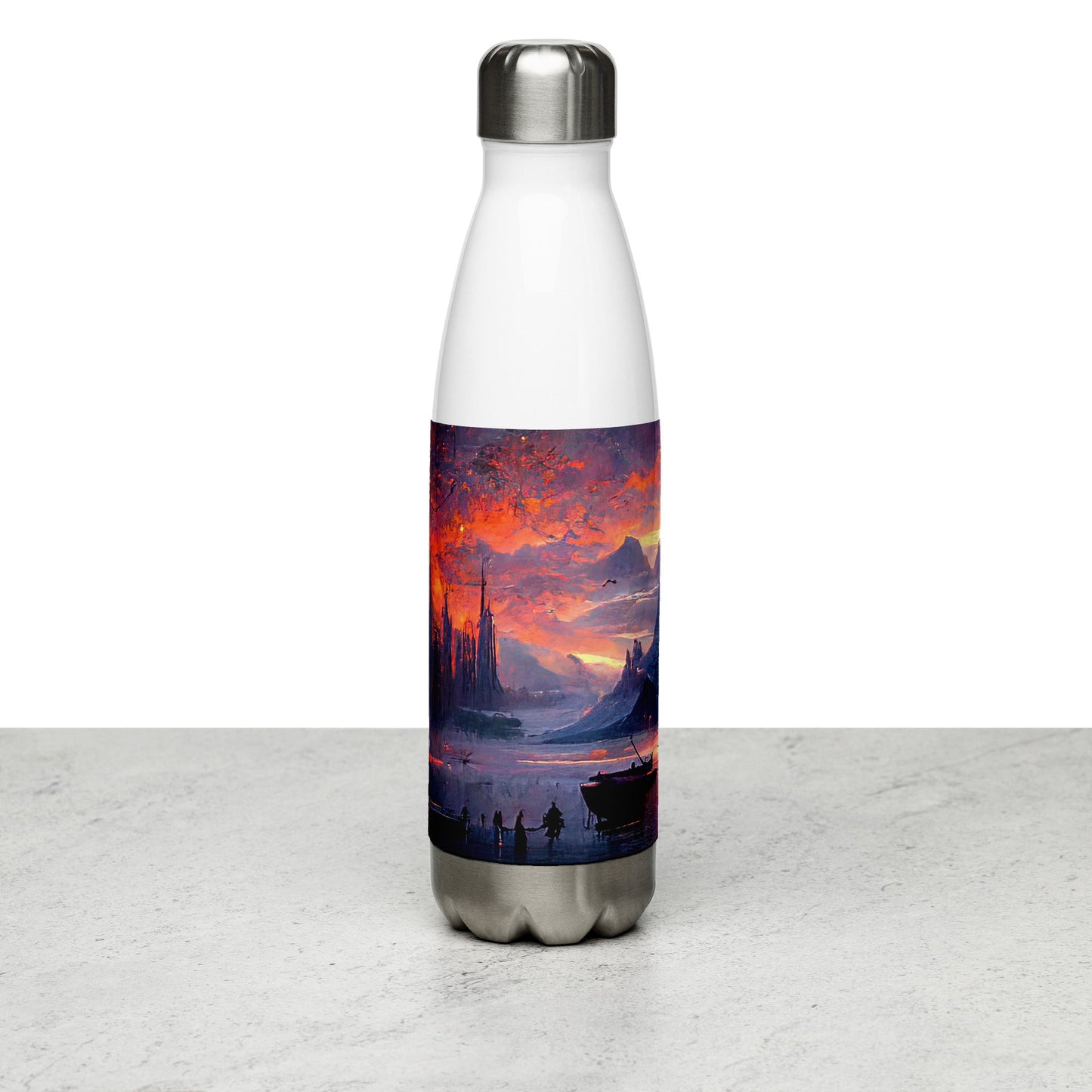 Fantasy Scene - Stainless Steel Water Bottle - JDG Visual Arts