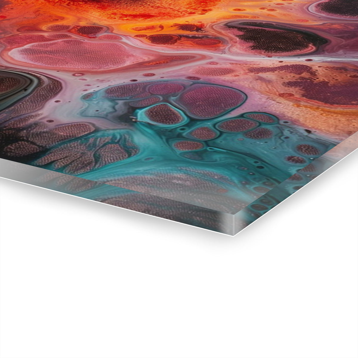 Fiery Nebula Acrylic Print - JG Visual Arts