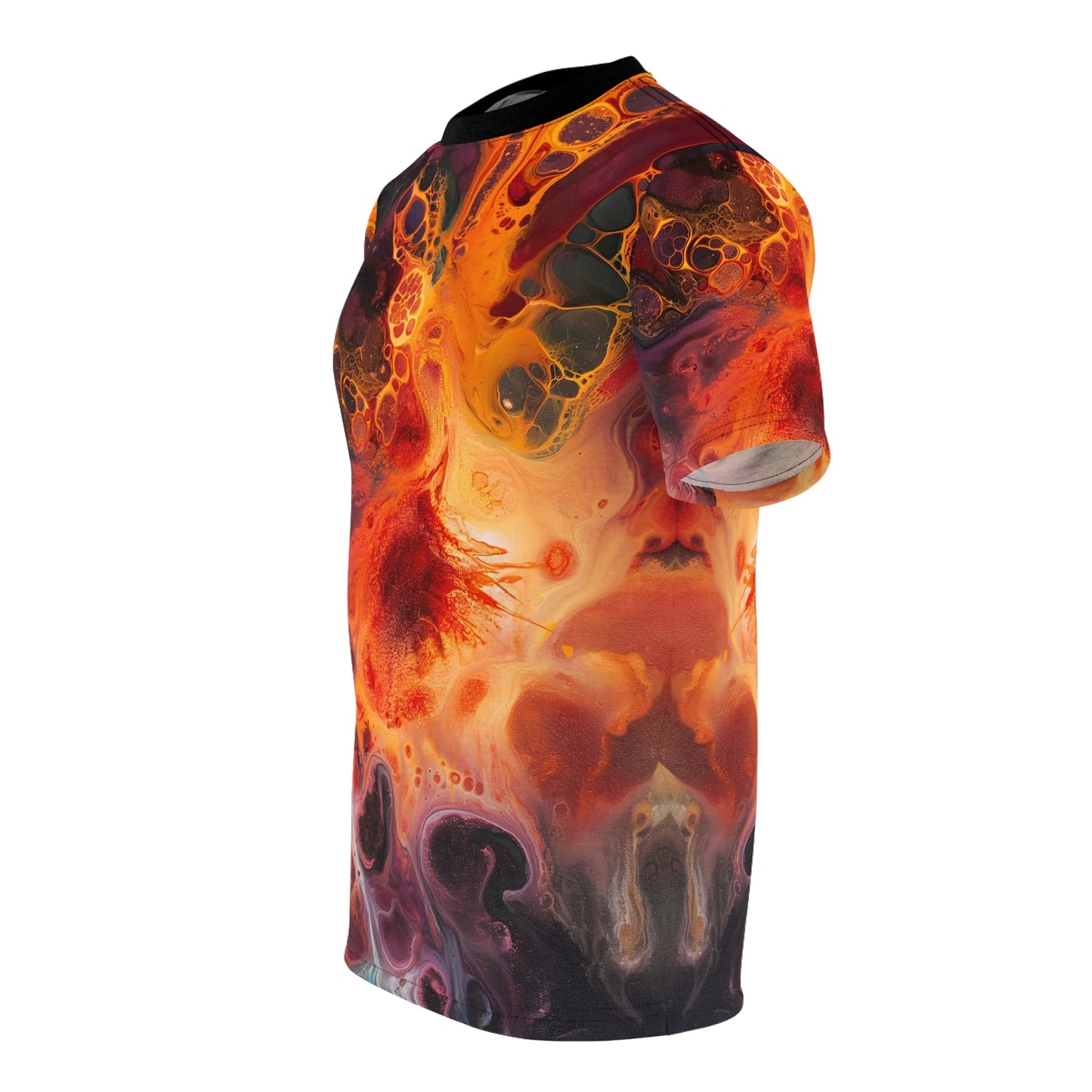 Fiery Nebula - All Over Print Tee - JDG Visual Arts