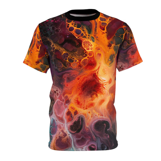 Fiery Nebula - All Over Print Tee - JDG Visual Arts