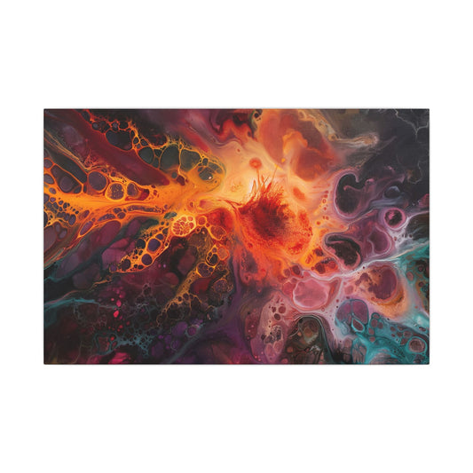 Fiery Nebula Canvas - JG Visual Arts
