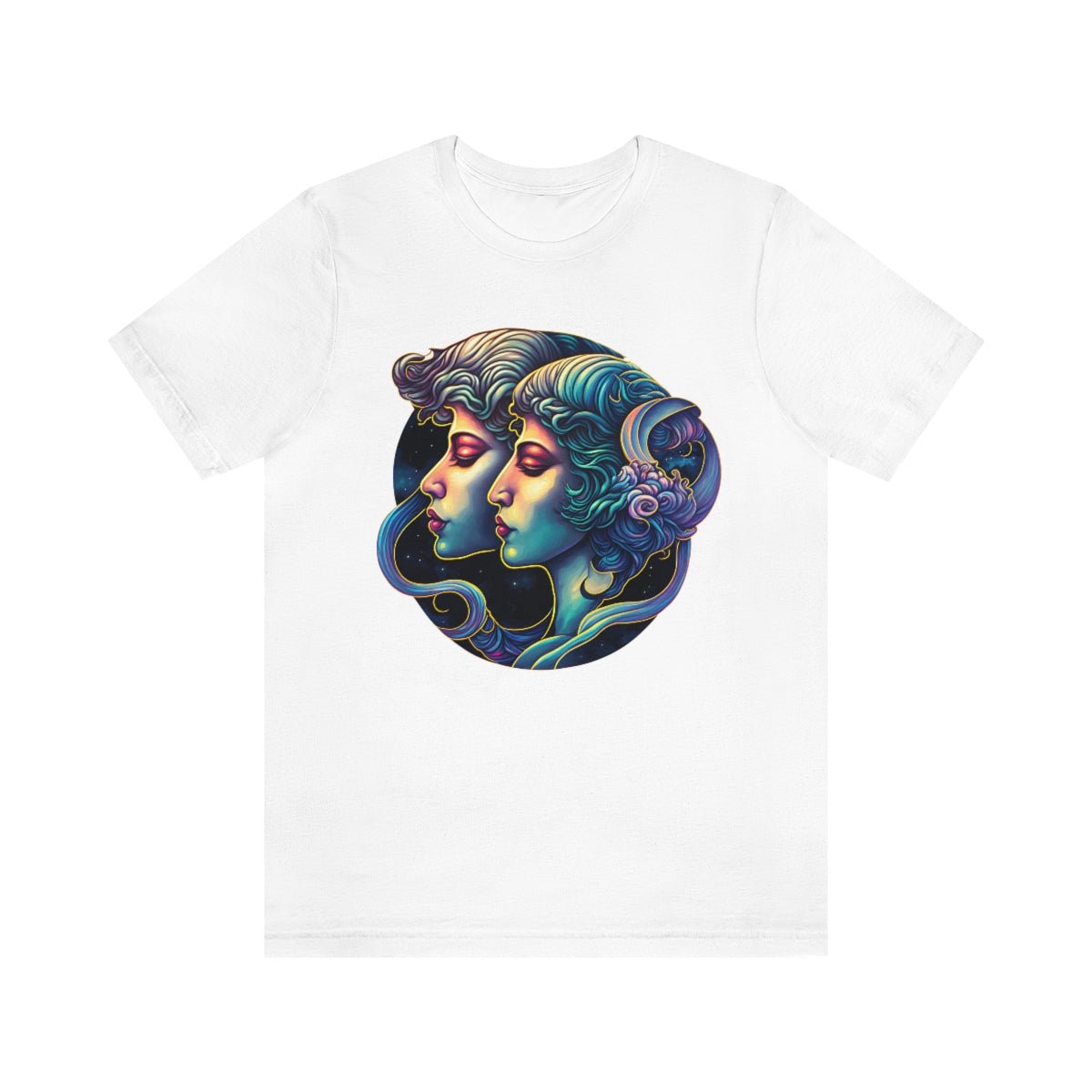 Gemini - Unisex Short Sleeve Tee - JDG Visual Arts