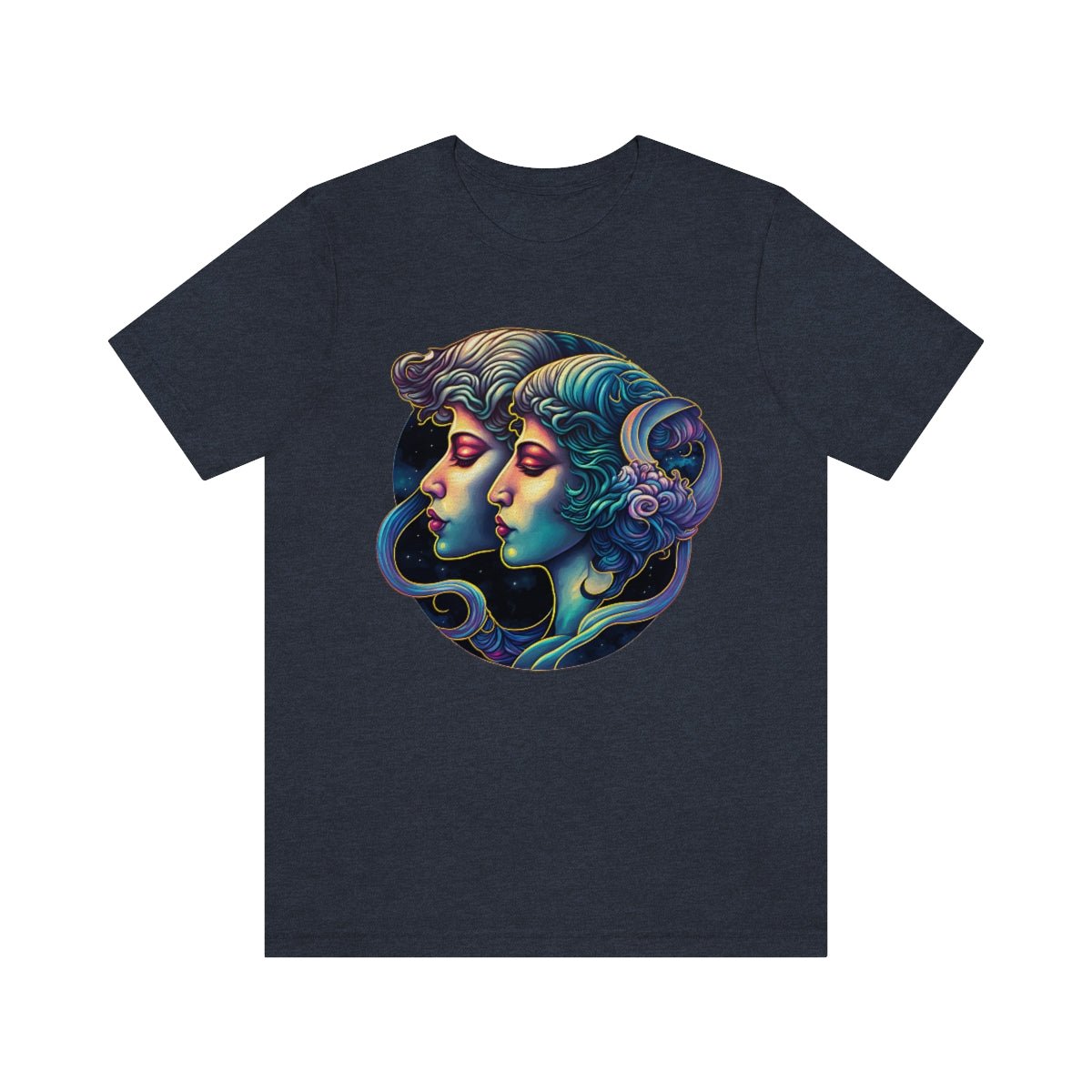 Gemini - Unisex Short Sleeve Tee - JDG Visual Arts