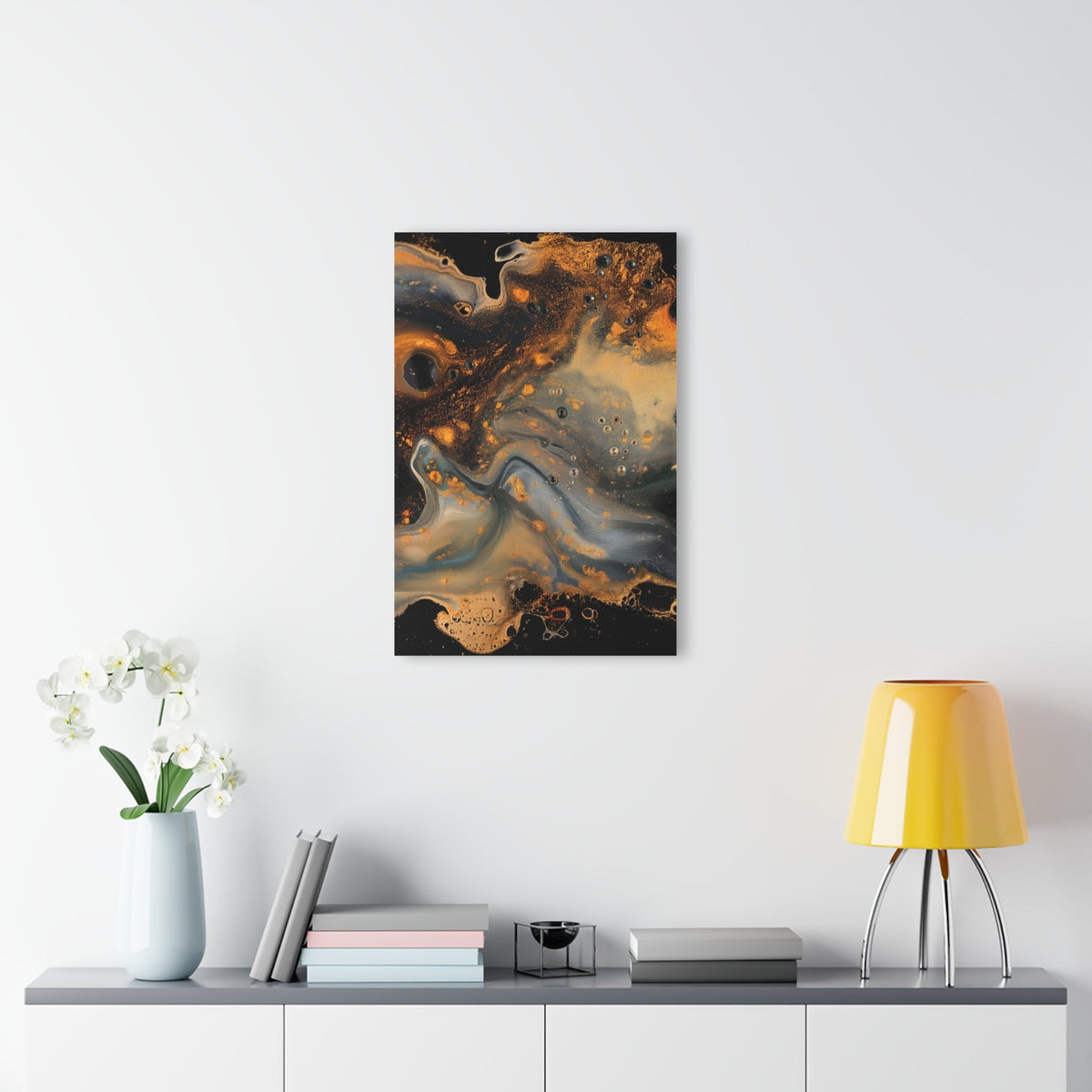 Gilded Fault Acrylic Print - JG Visual Arts