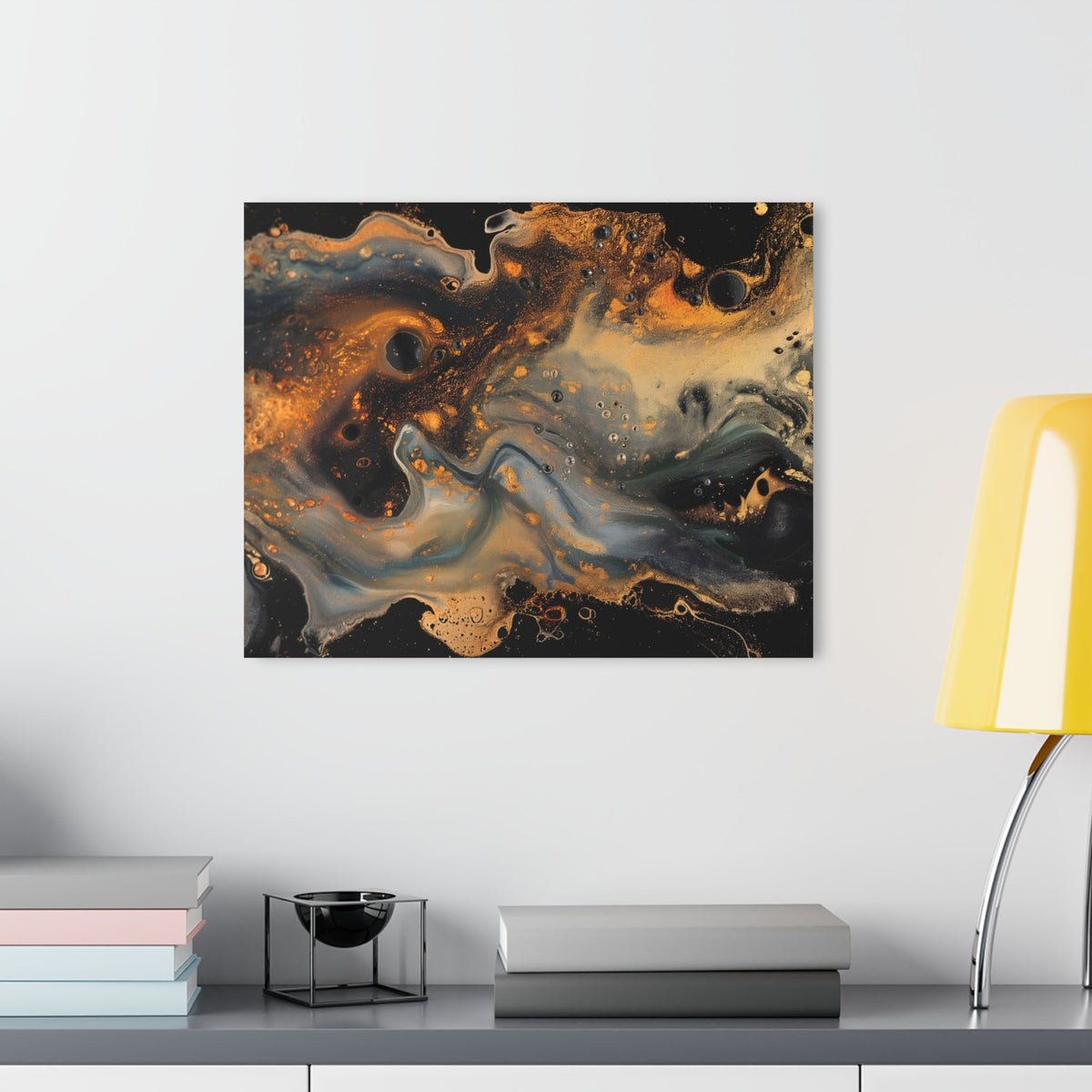 Gilded Fault Acrylic Print - JG Visual Arts