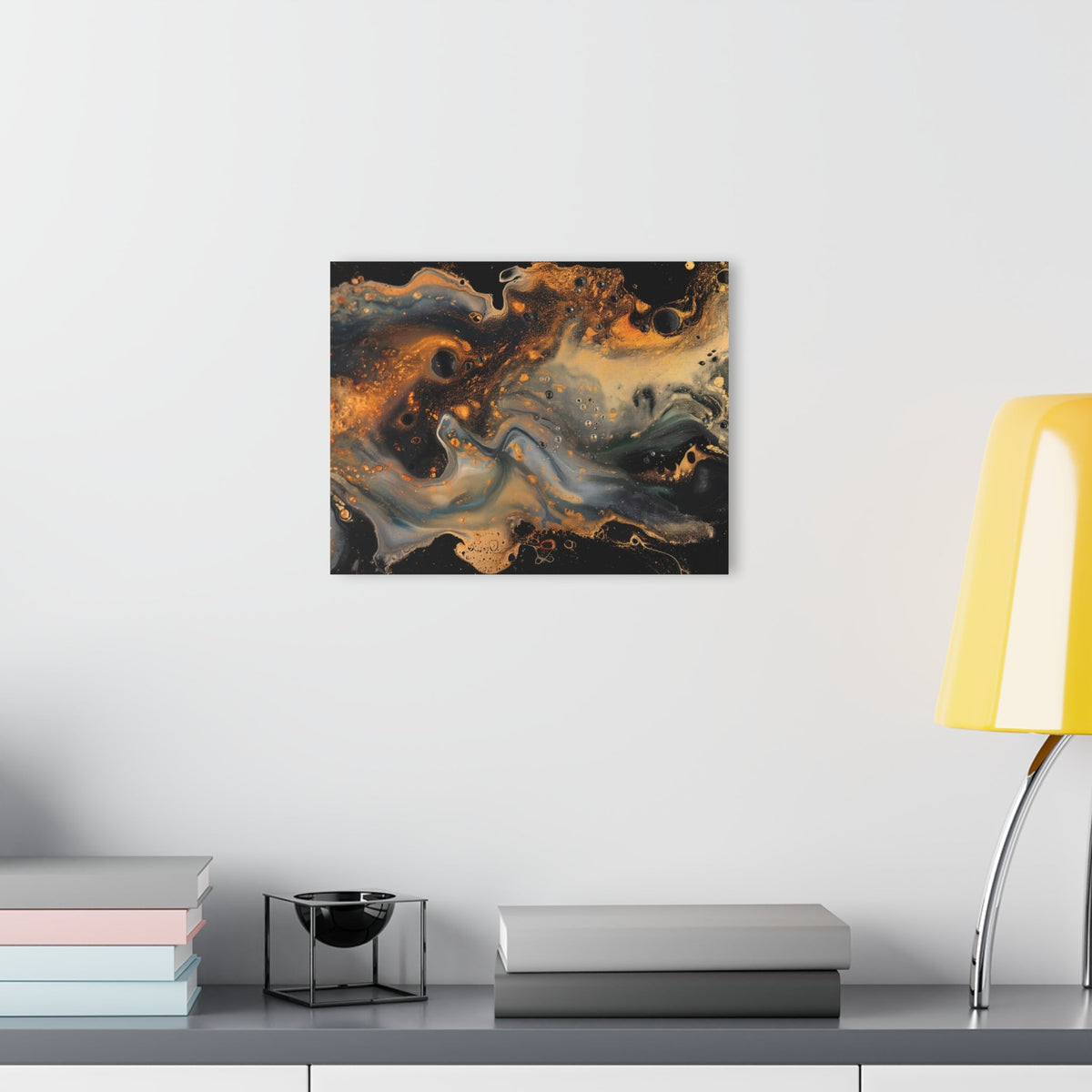 Gilded Fault Acrylic Print - JG Visual Arts
