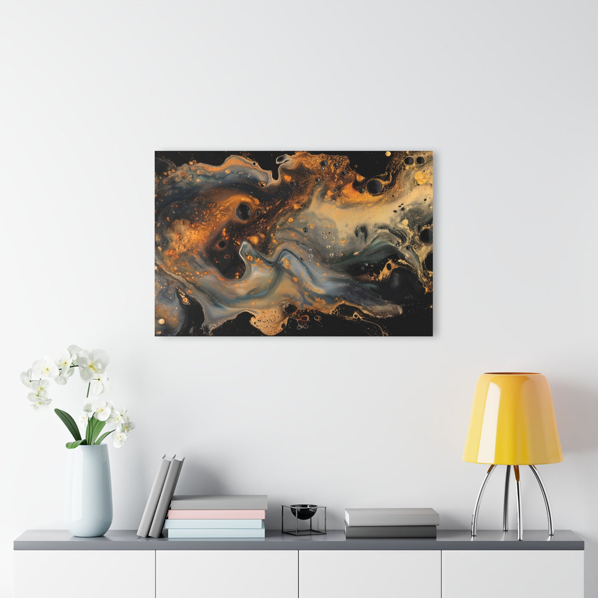 Gilded Fault Acrylic Print - JG Visual Arts