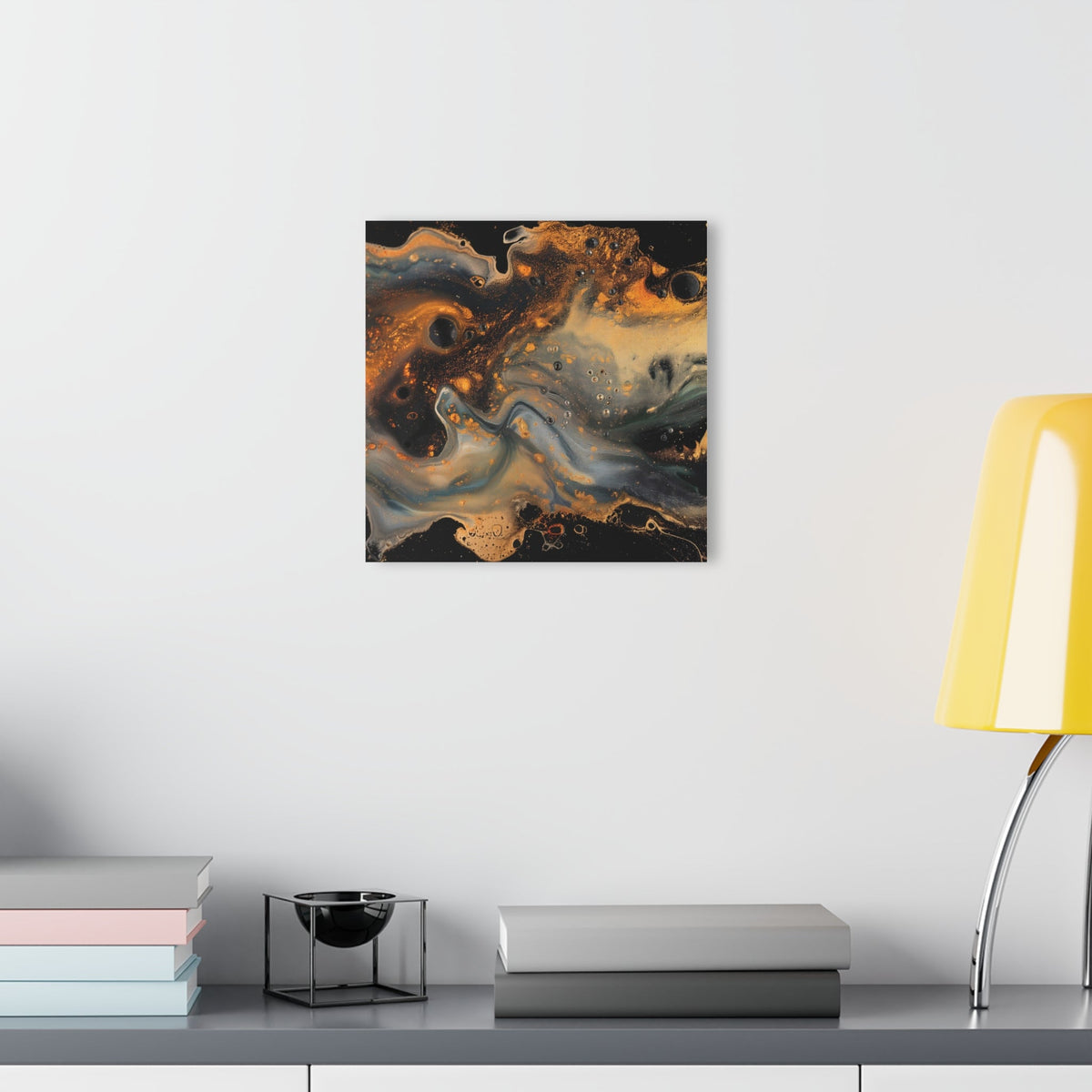 Gilded Fault Acrylic Print - JG Visual Arts