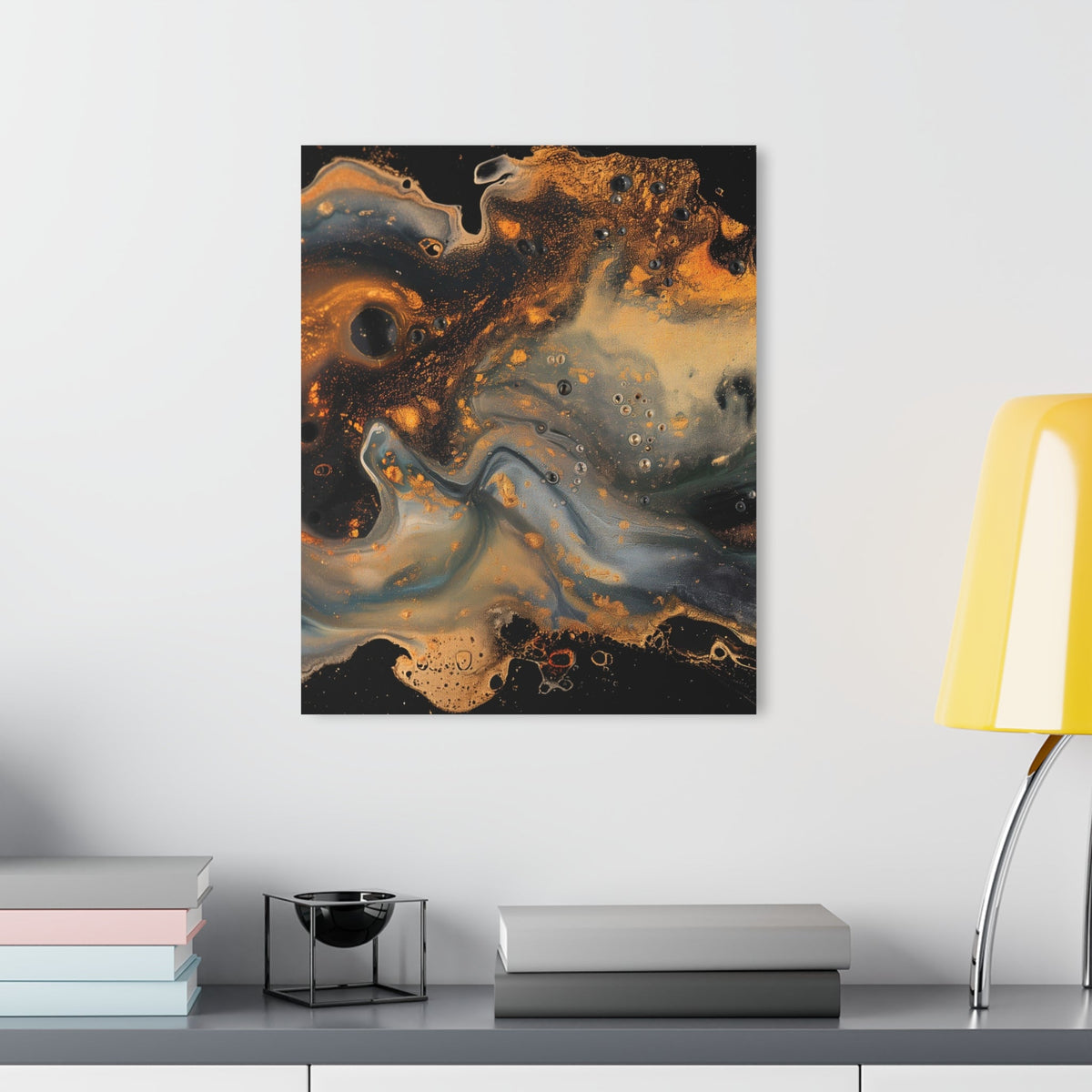 Gilded Fault Acrylic Print - JG Visual Arts