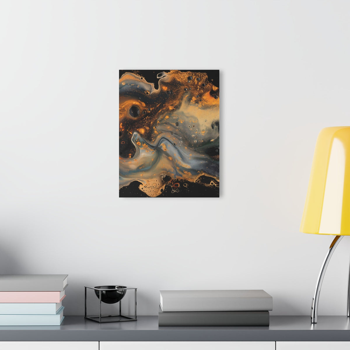 Gilded Fault Acrylic Print - JG Visual Arts