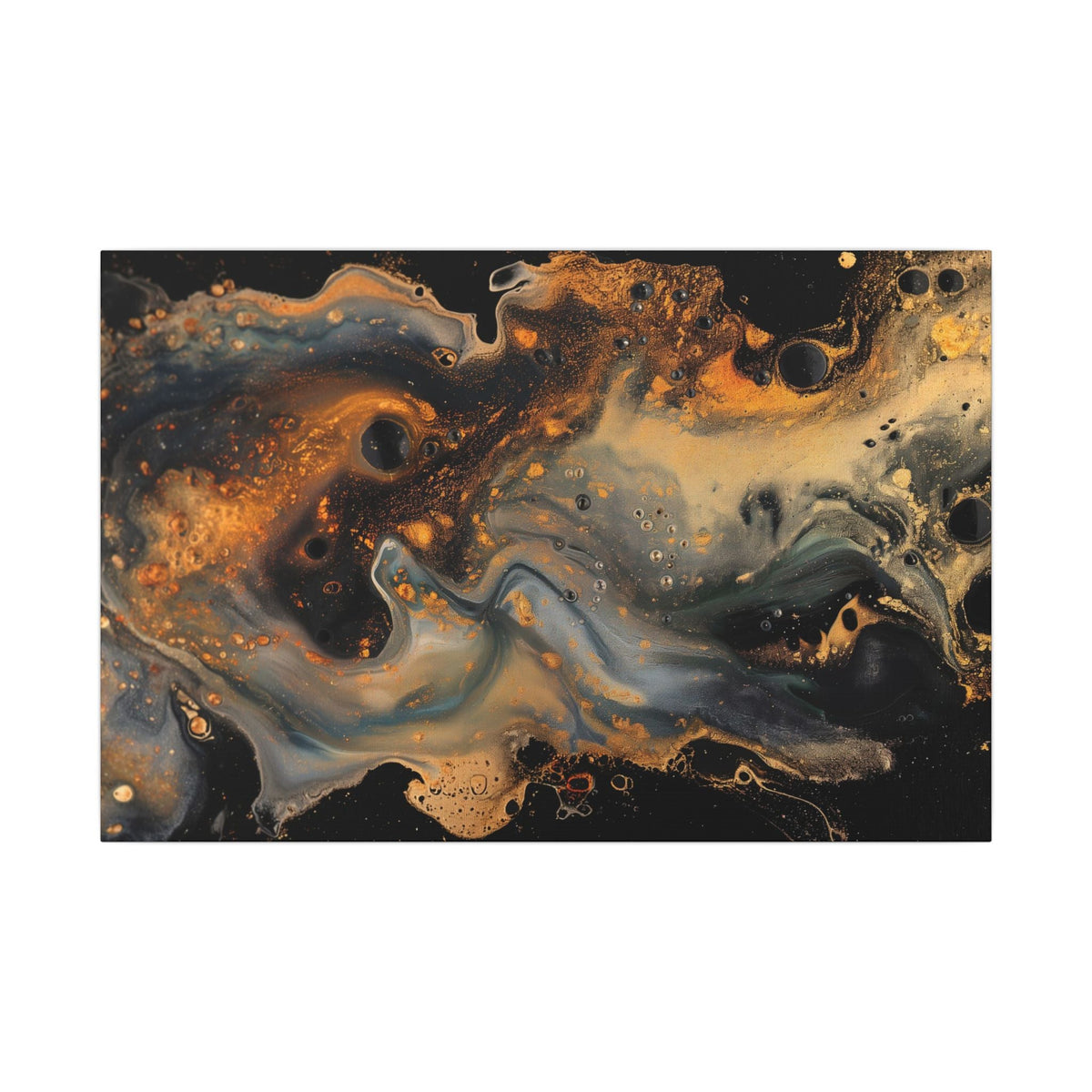 Gilded Fault Canvas - JG Visual Arts