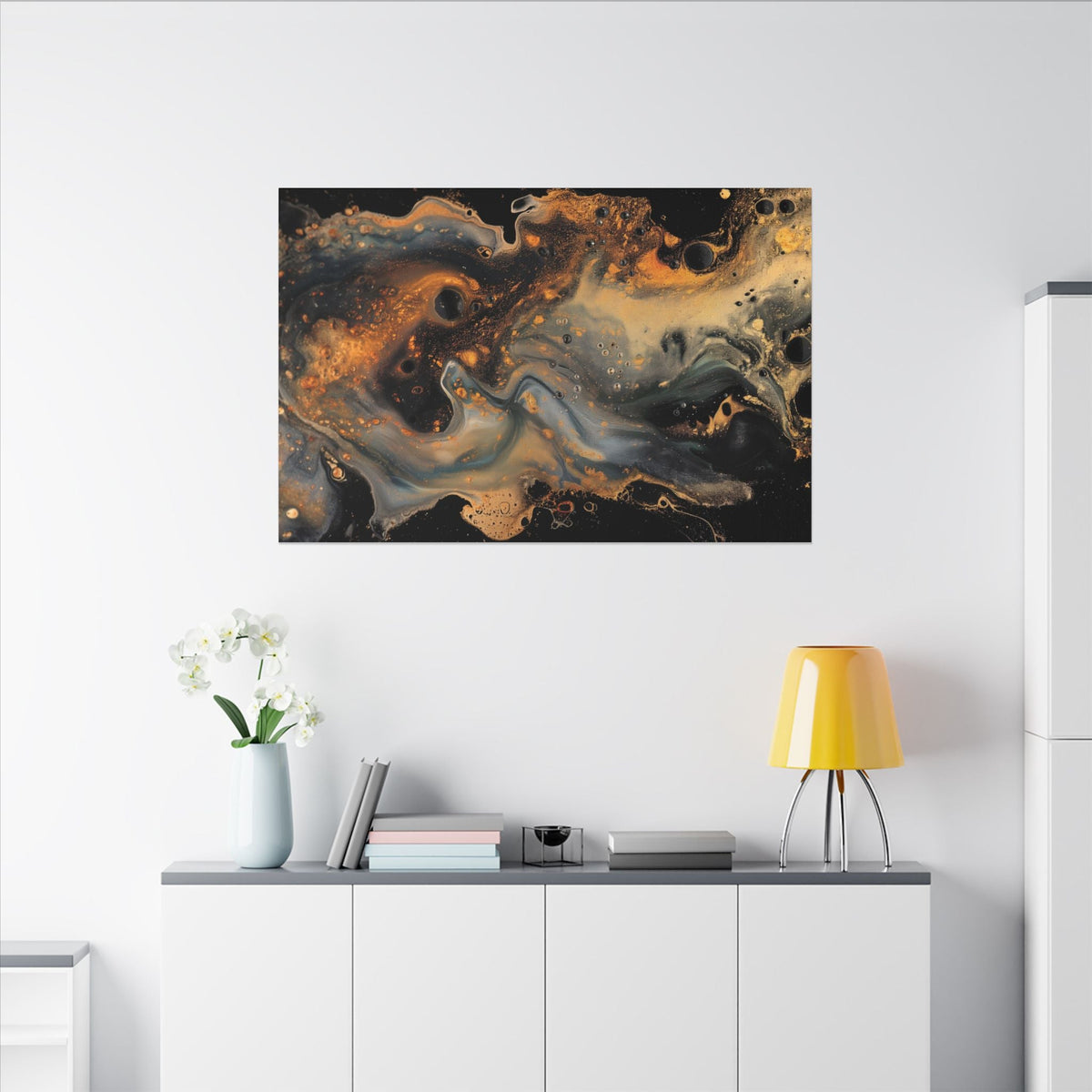 Gilded Fault Canvas - JG Visual Arts