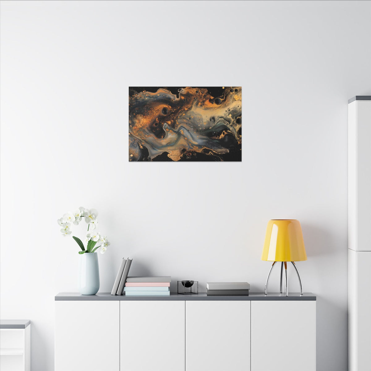 Gilded Fault Canvas - JG Visual Arts