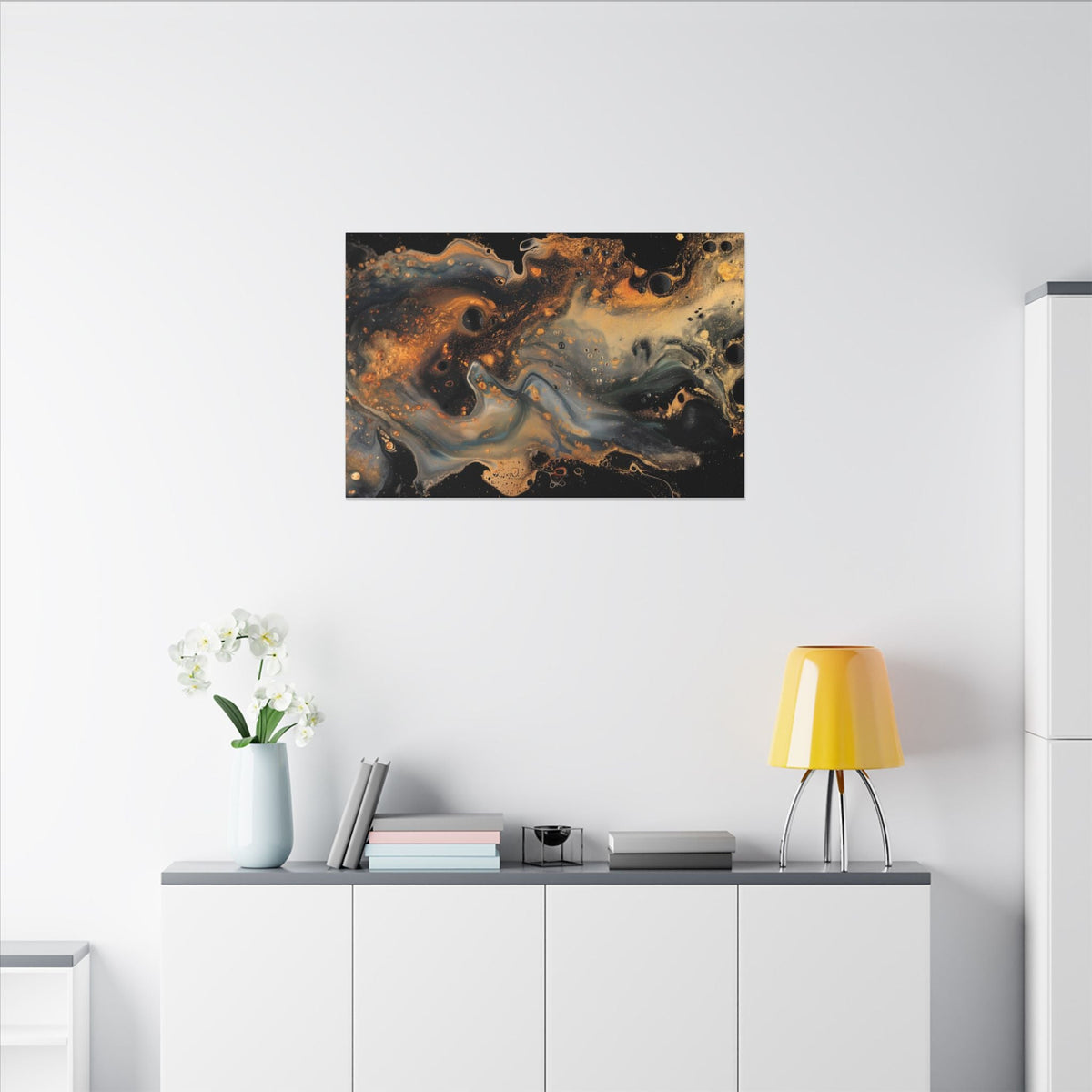 Gilded Fault Canvas - JG Visual Arts