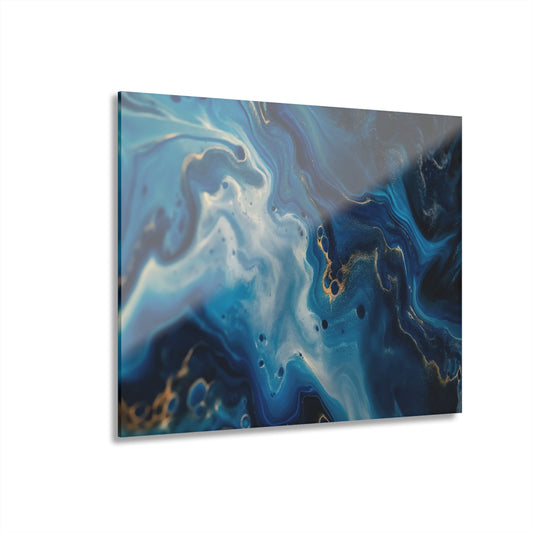 Glacier Vein Acrylic Print - JG Visual Arts